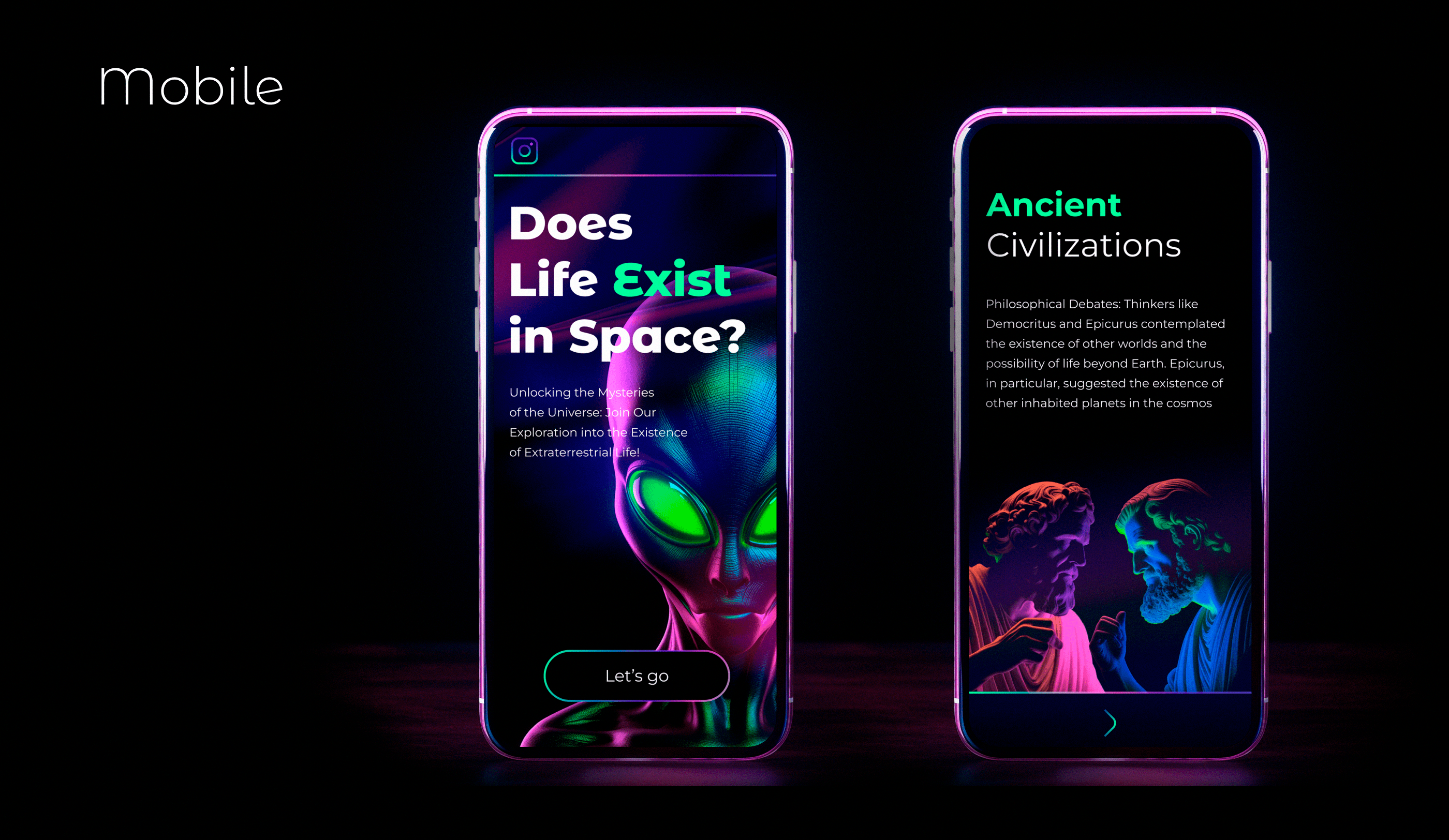 Landing page UFO — Изображение №7 — Интерфейсы, Брендинг на Dprofile