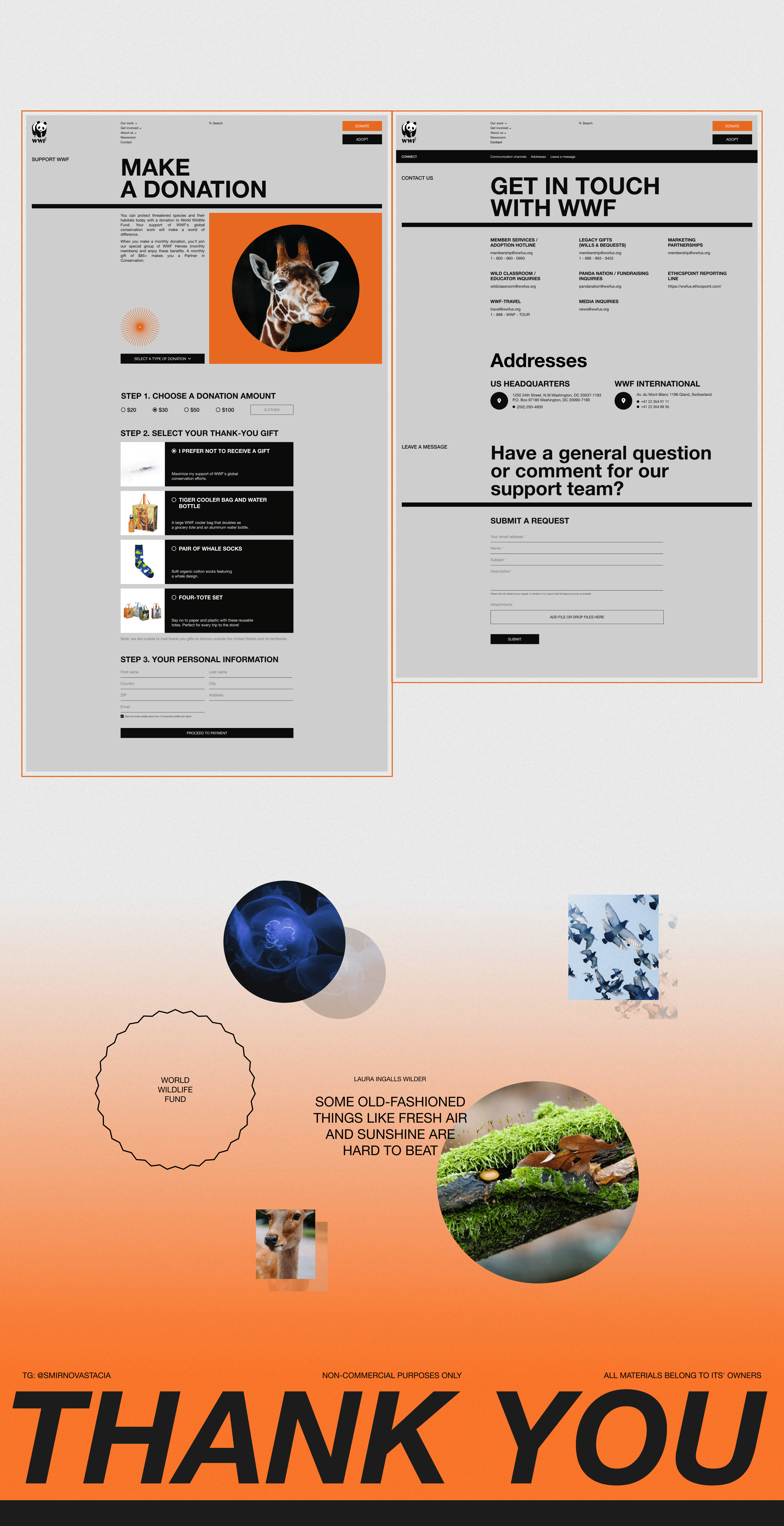 WWF | Corporate website — Изображение №9 — Интерфейсы на Dprofile