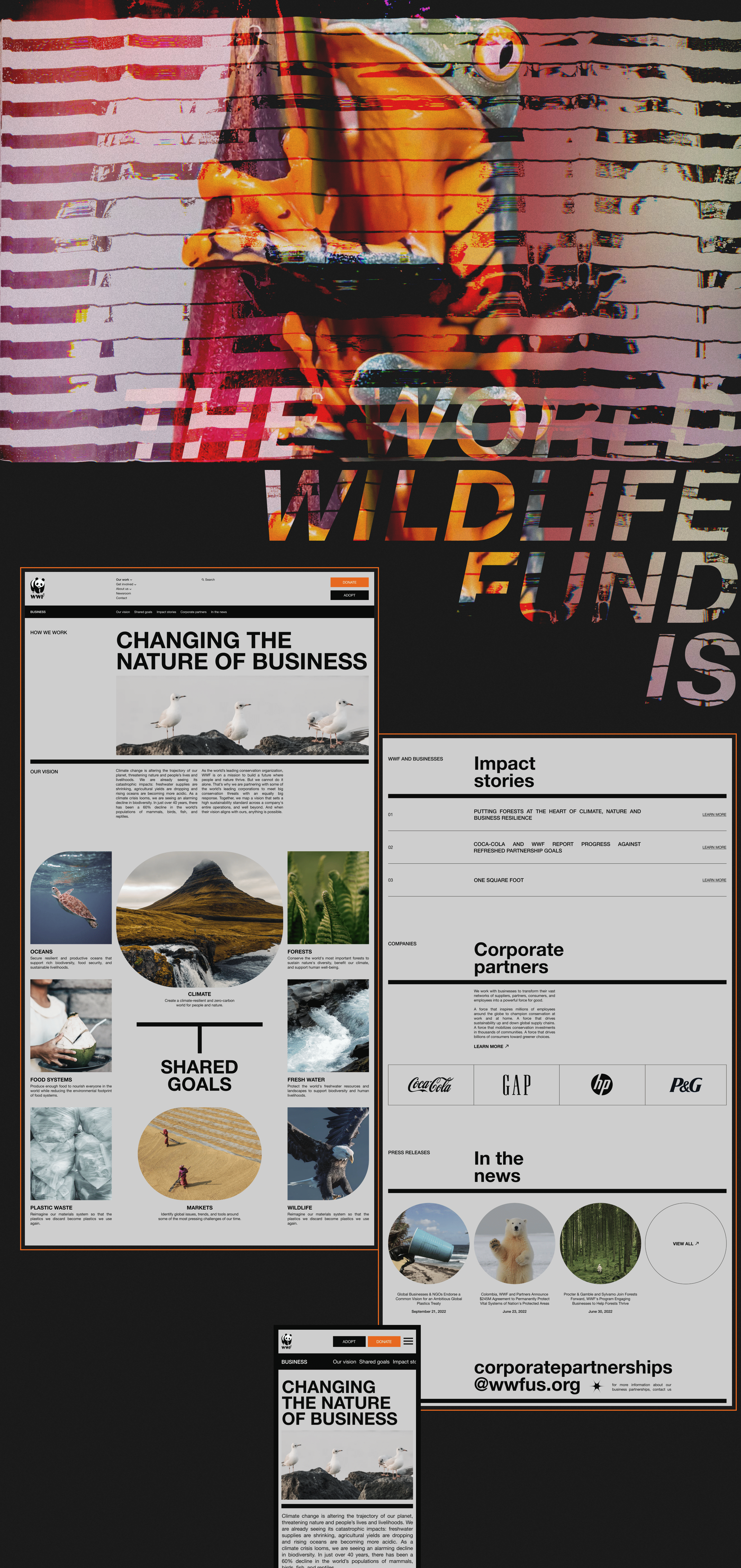 WWF | Corporate website — Изображение №4 — Интерфейсы на Dprofile