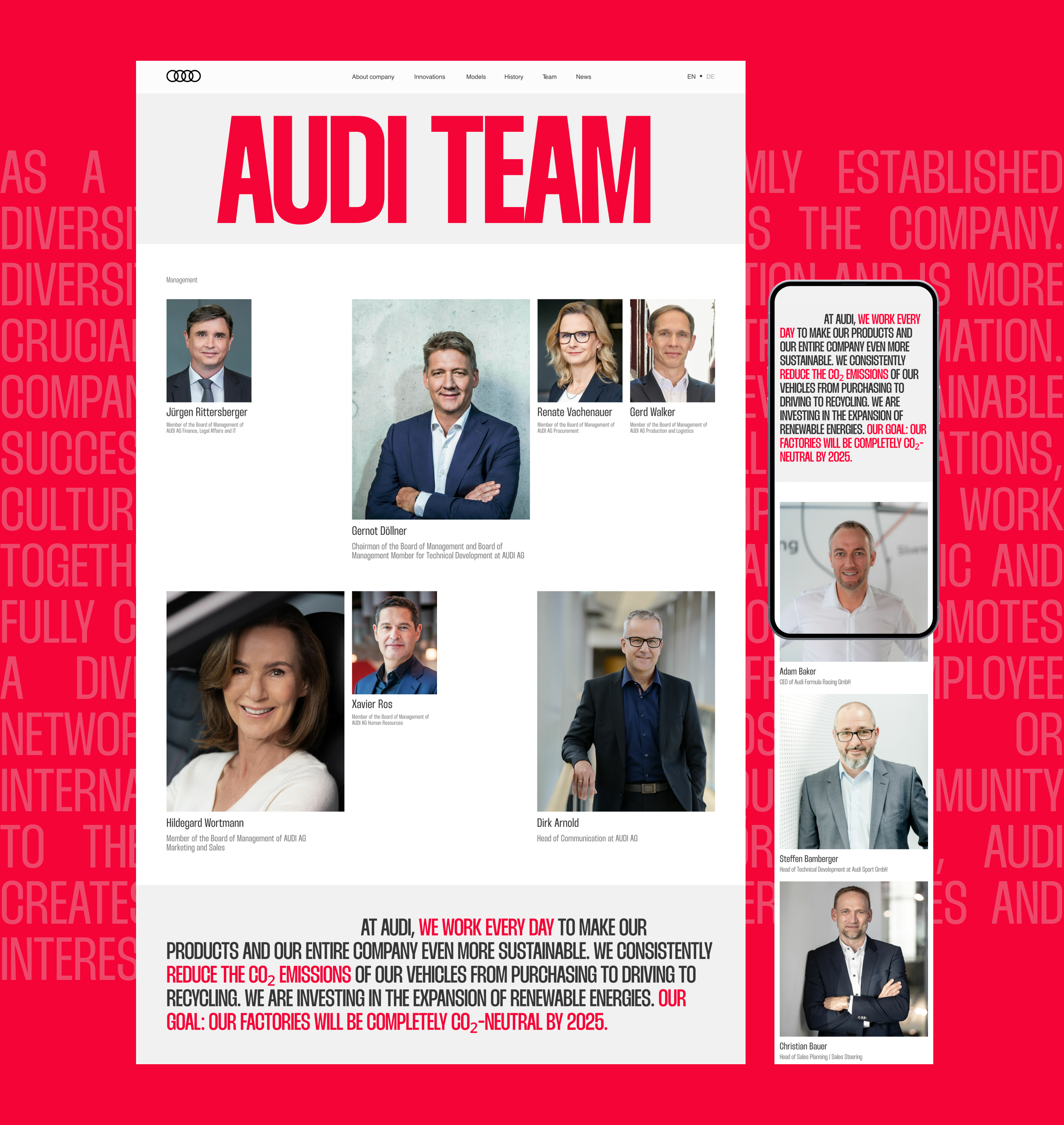 Redesign AUDI Corporate website — Изображение №9 — Интерфейсы на Dprofile