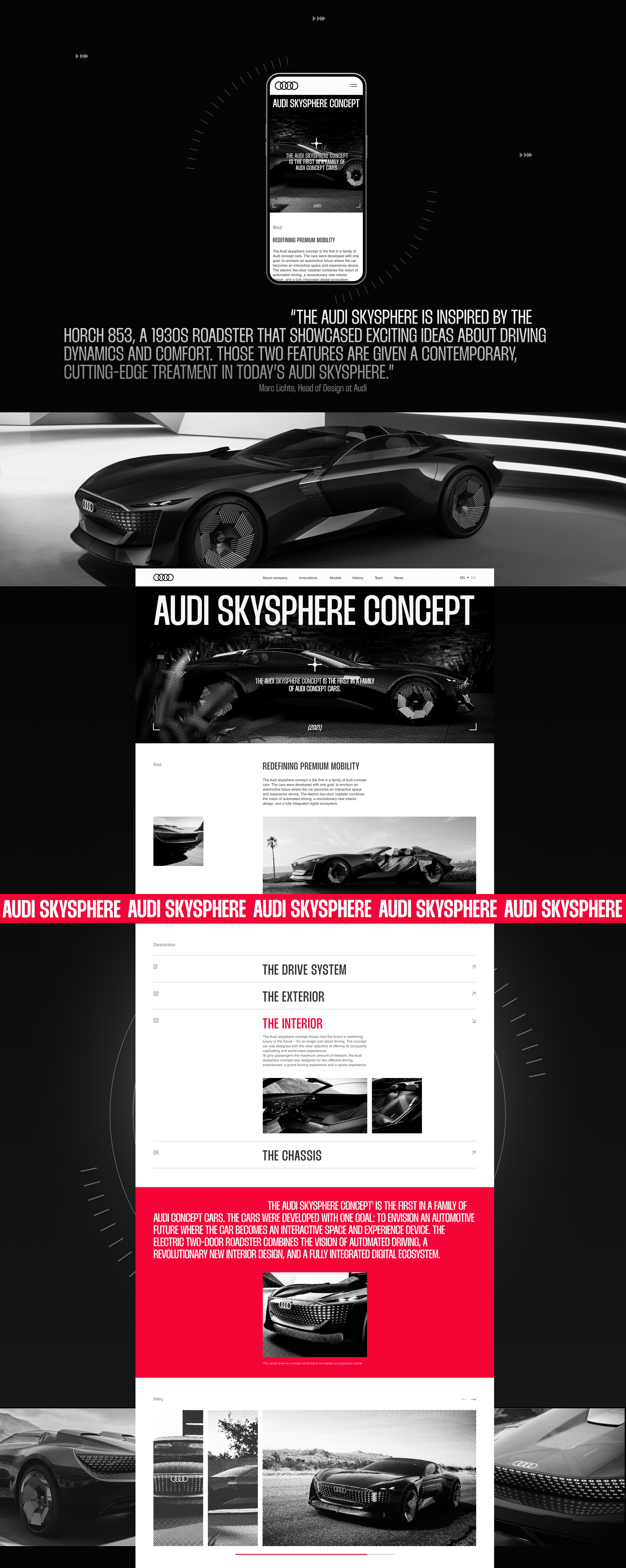 Redesign AUDI Corporate website — Изображение №6 — Интерфейсы на Dprofile