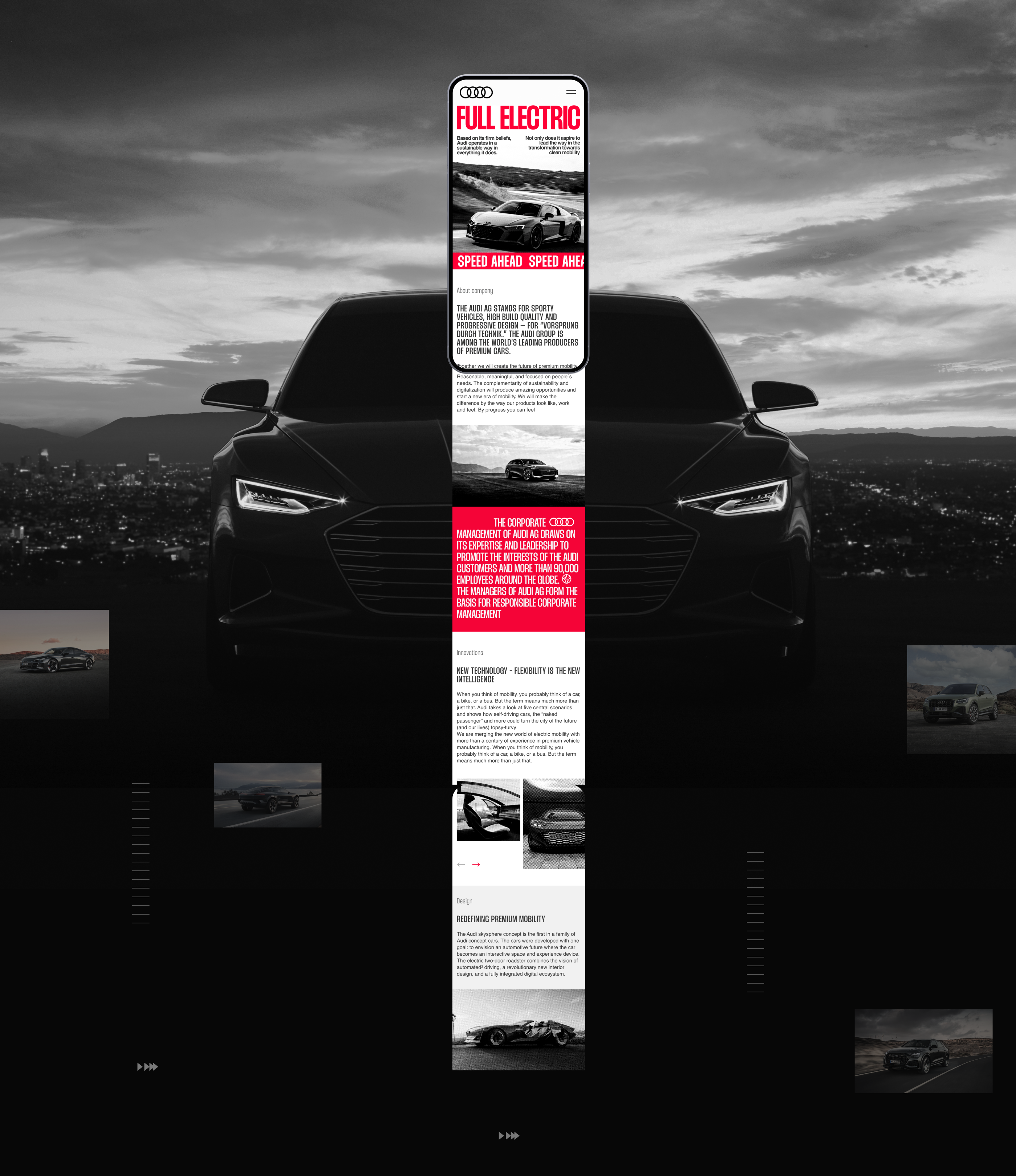 Redesign AUDI Corporate website — Изображение №2 — Интерфейсы на Dprofile