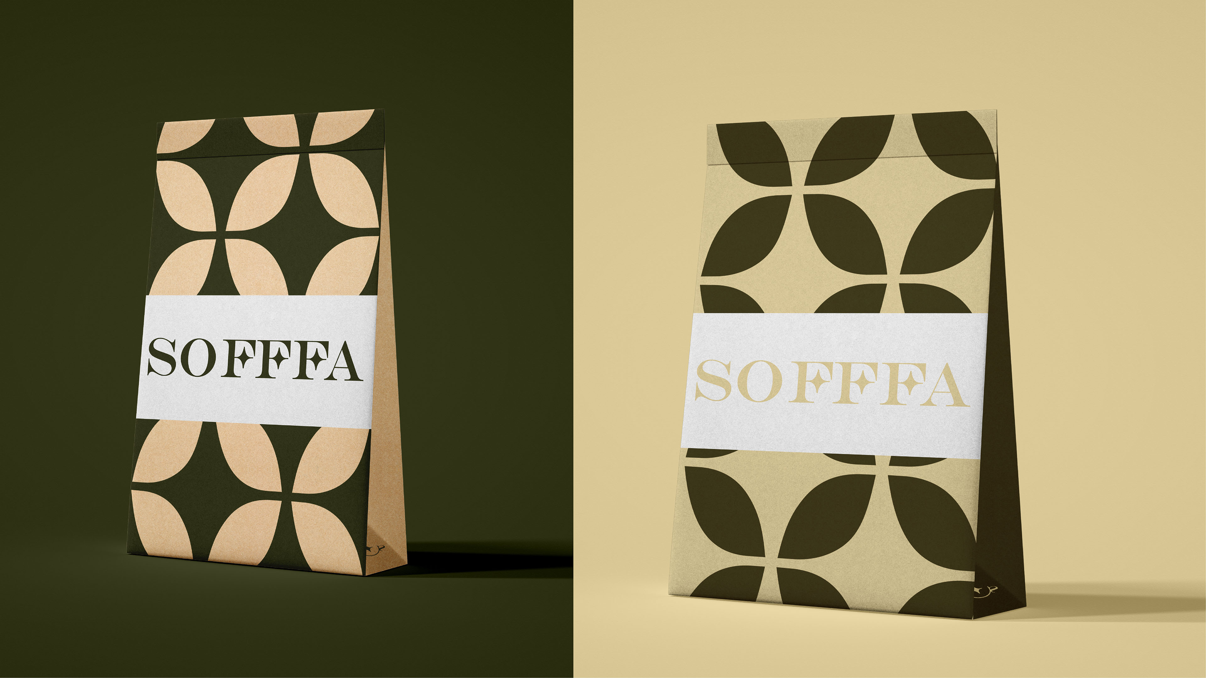 Логотип, минимальный фирменный стиль для кофейни SOFFFA — Изображение №11 — Брендинг на Dprofile
