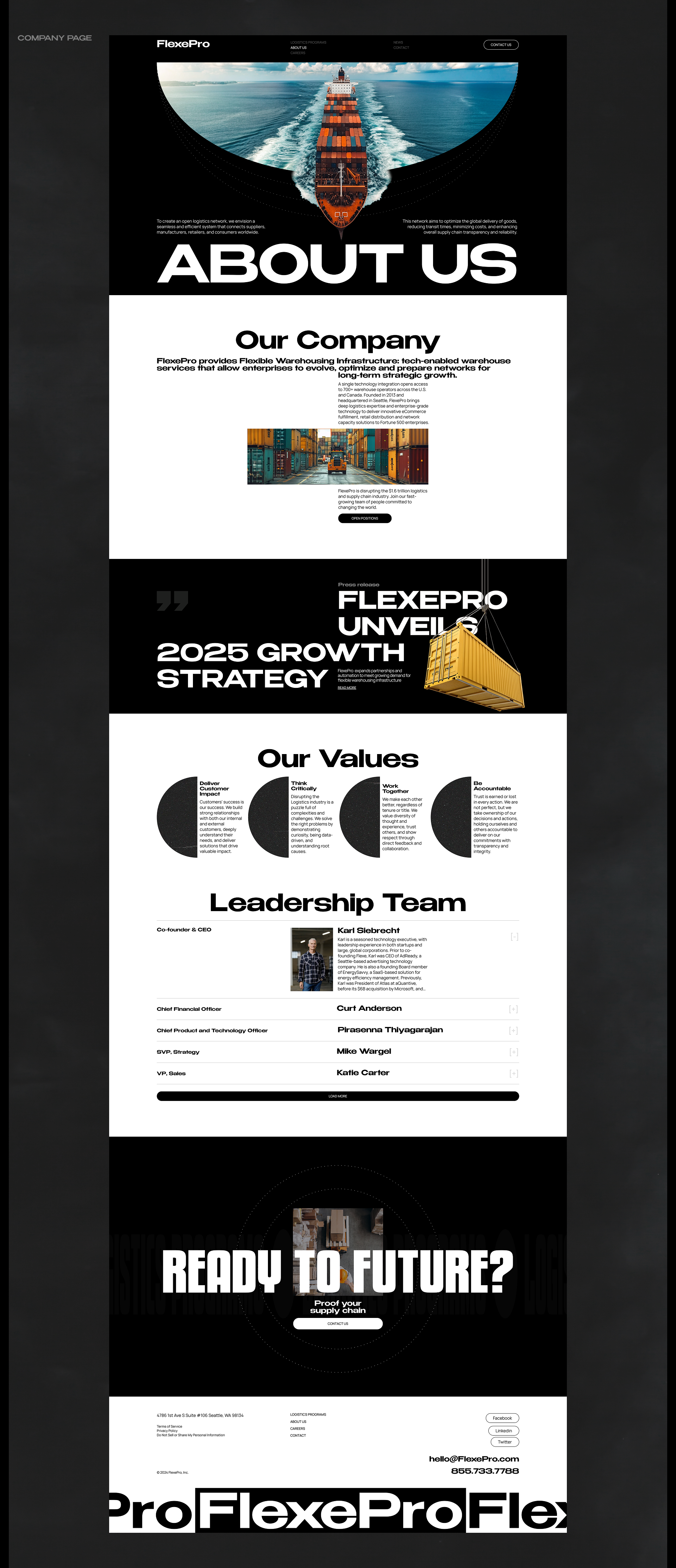 FLEXEPRO I Warehousing Infrastructure — Изображение №11 — Интерфейсы на Dprofile
