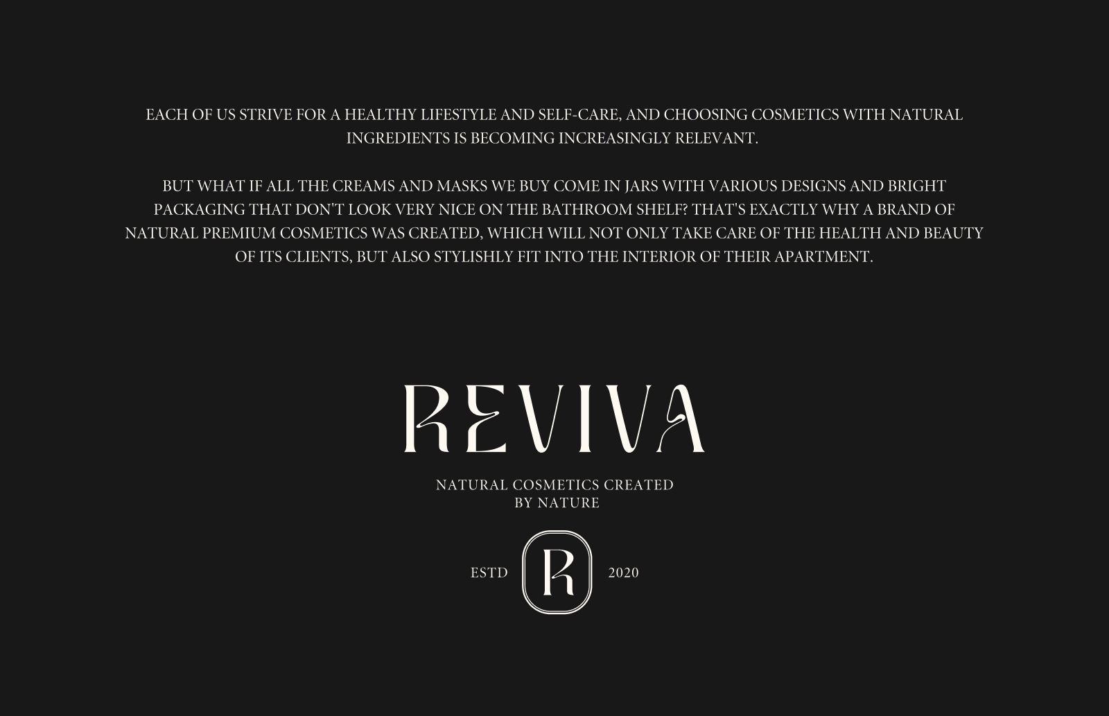 REVIVA — Brand Identity — Изображение №2 — Брендинг на Dprofile
