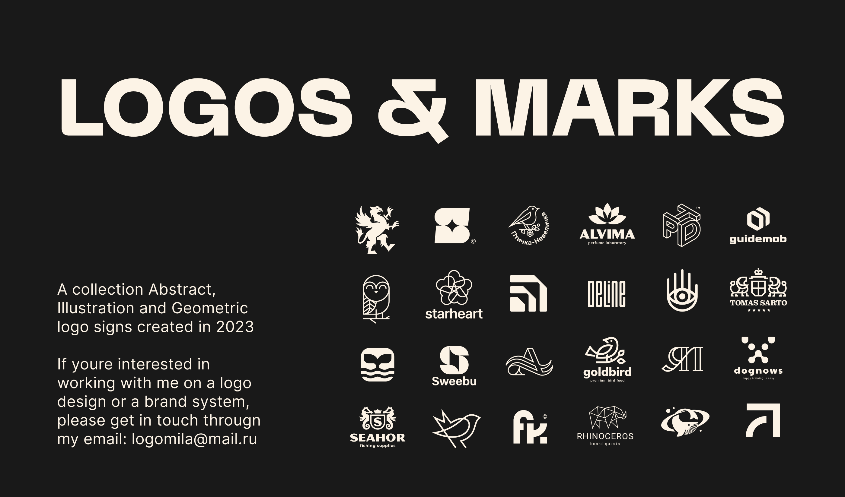 Collection of logos and marks 2023 — Изображение №1 — Брендинг на Dprofile