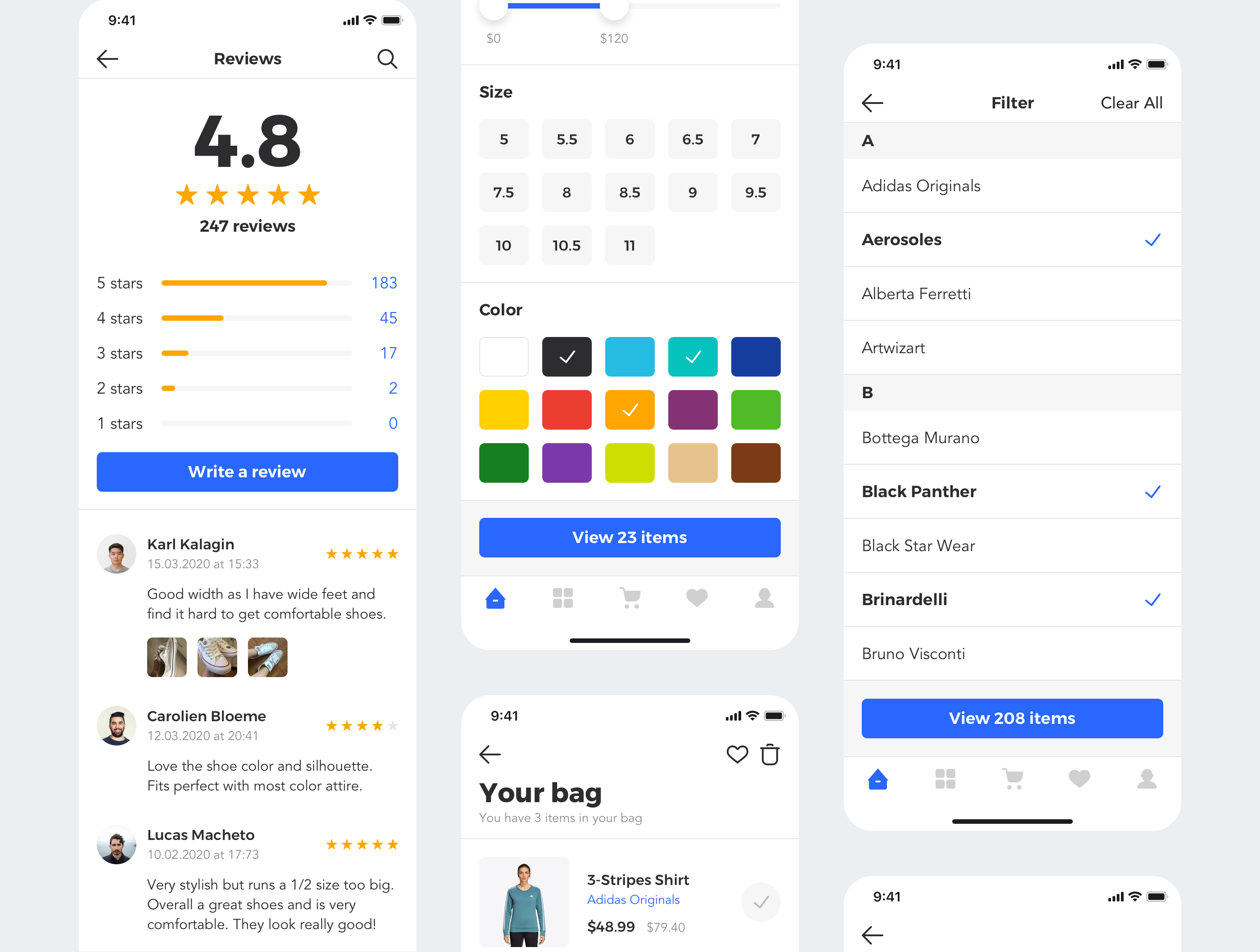 Sector E-commerce — Изображение №10 — Интерфейсы на Dprofile