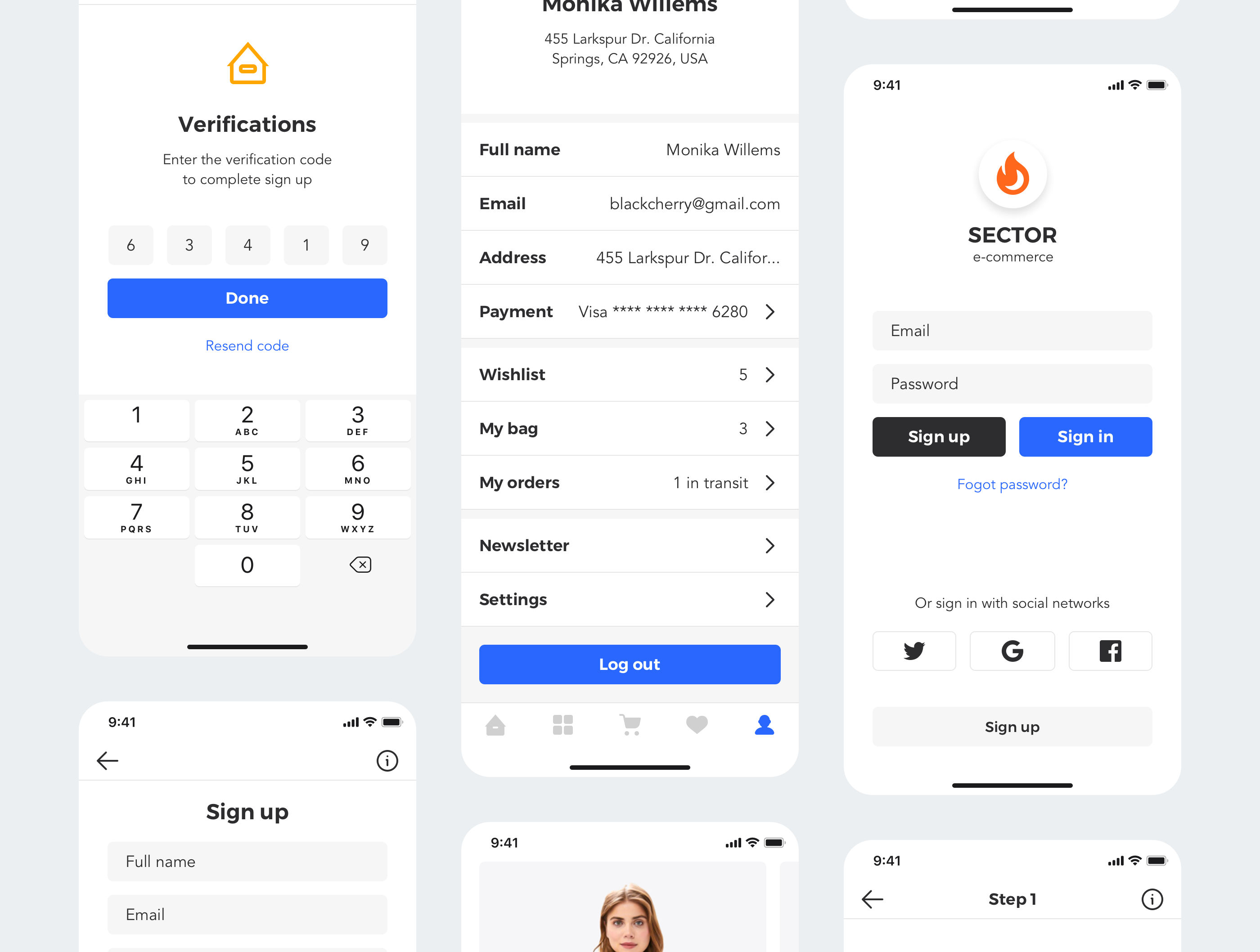 Sector E-commerce — Изображение №13 — Интерфейсы на Dprofile