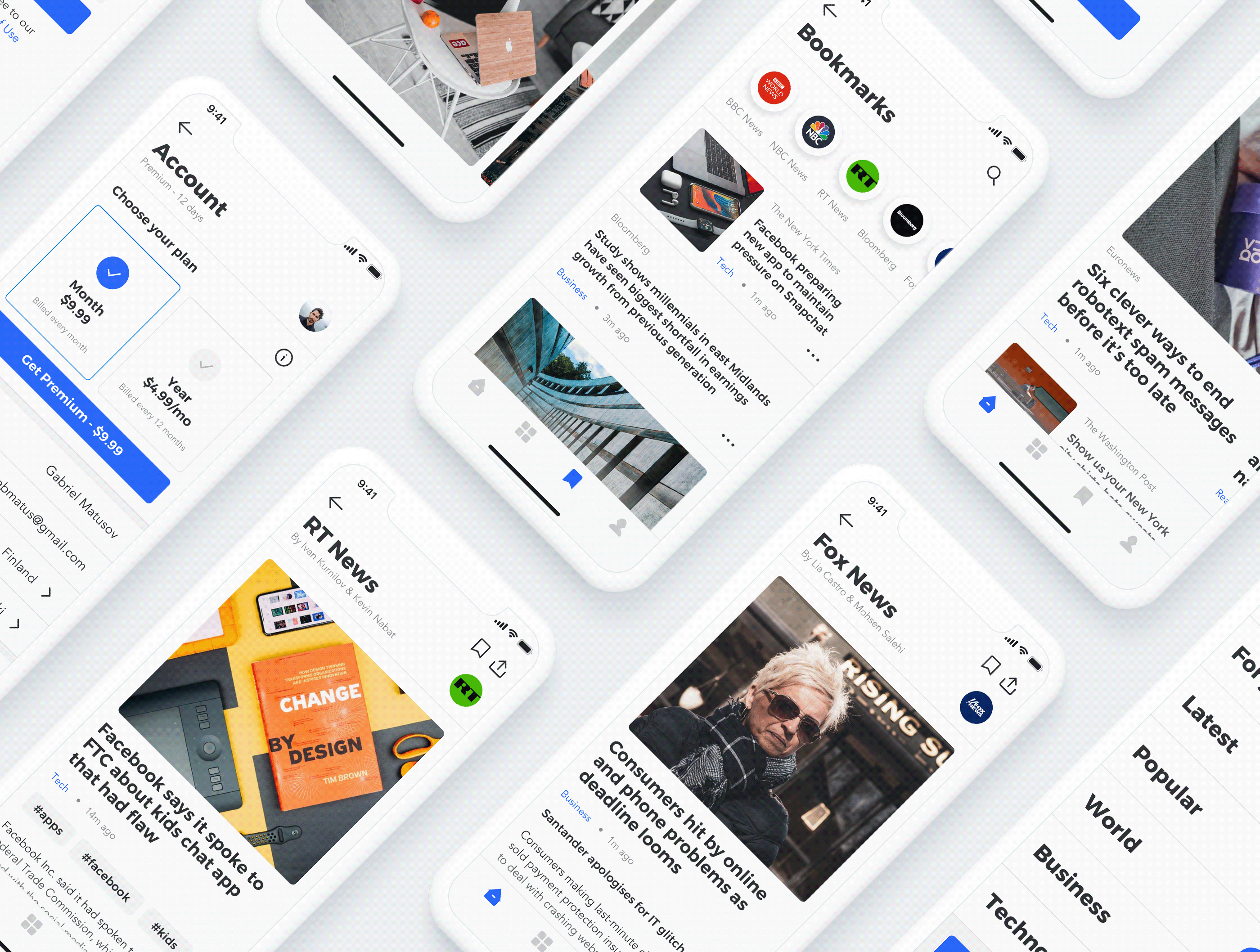 Sector News — Изображение №1 — Интерфейсы на Dprofile