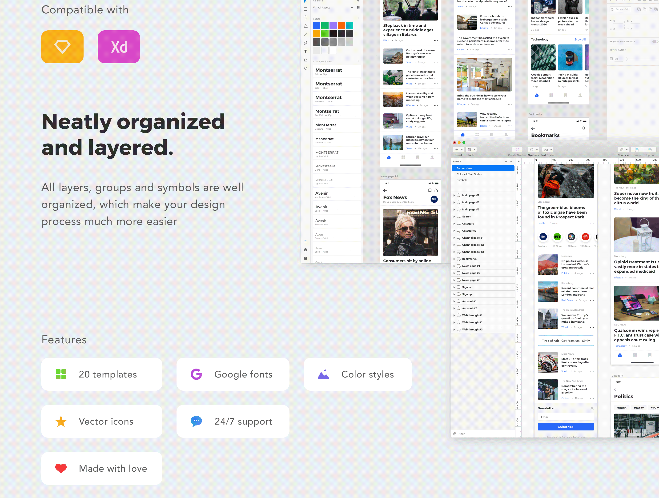Sector News — Изображение №3 — Интерфейсы на Dprofile