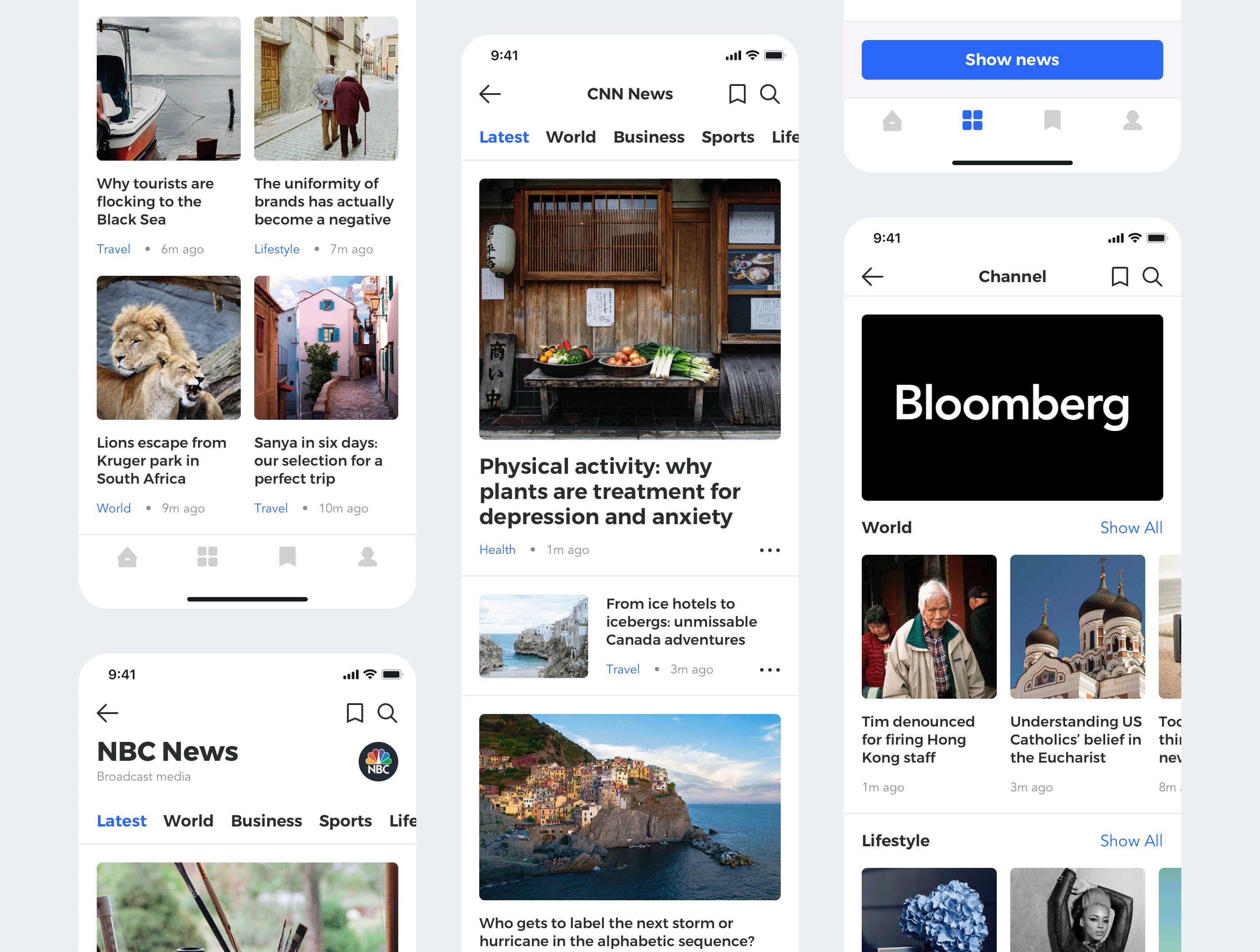 Sector News — Изображение №7 — Интерфейсы на Dprofile