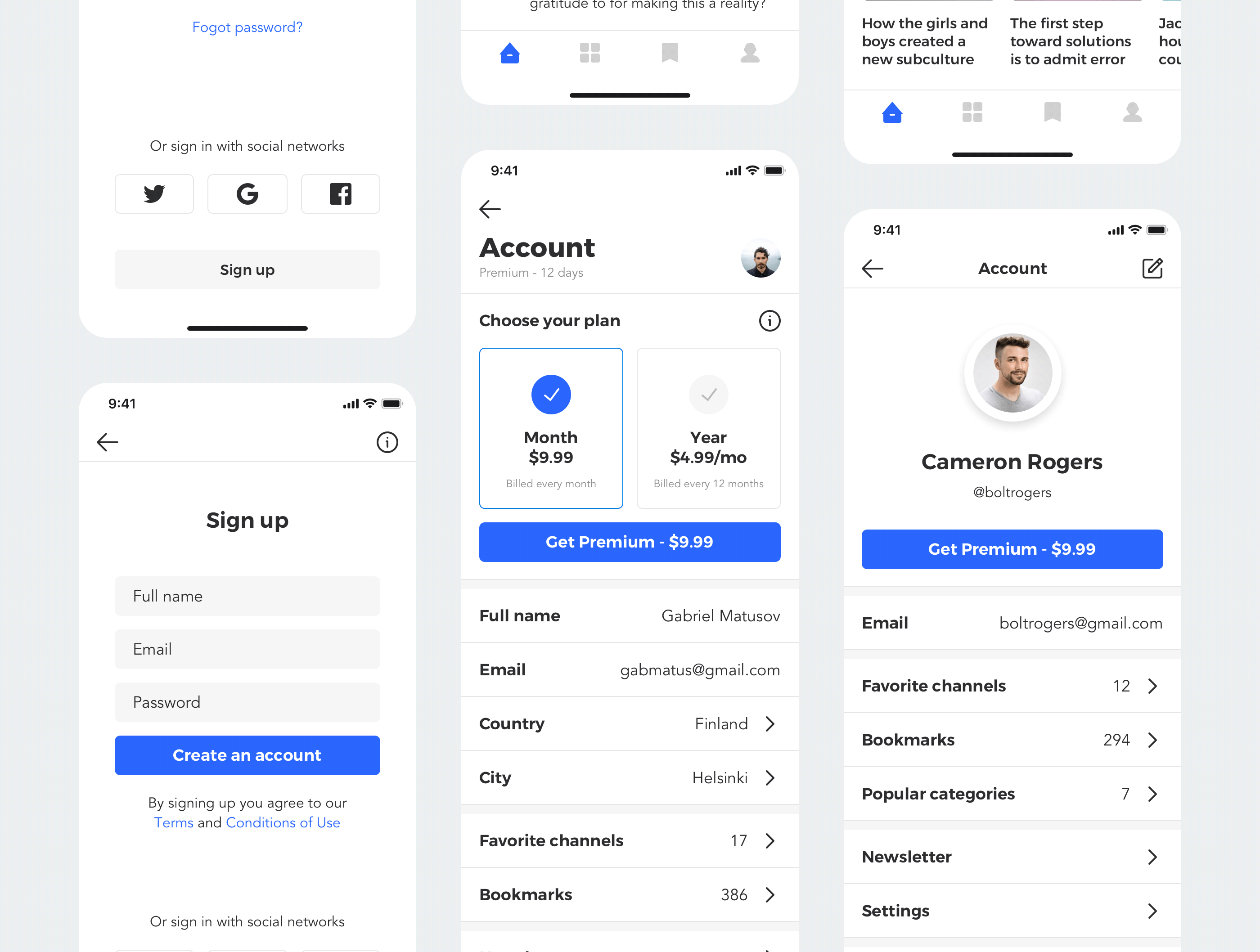 Sector News — Изображение №11 — Интерфейсы на Dprofile