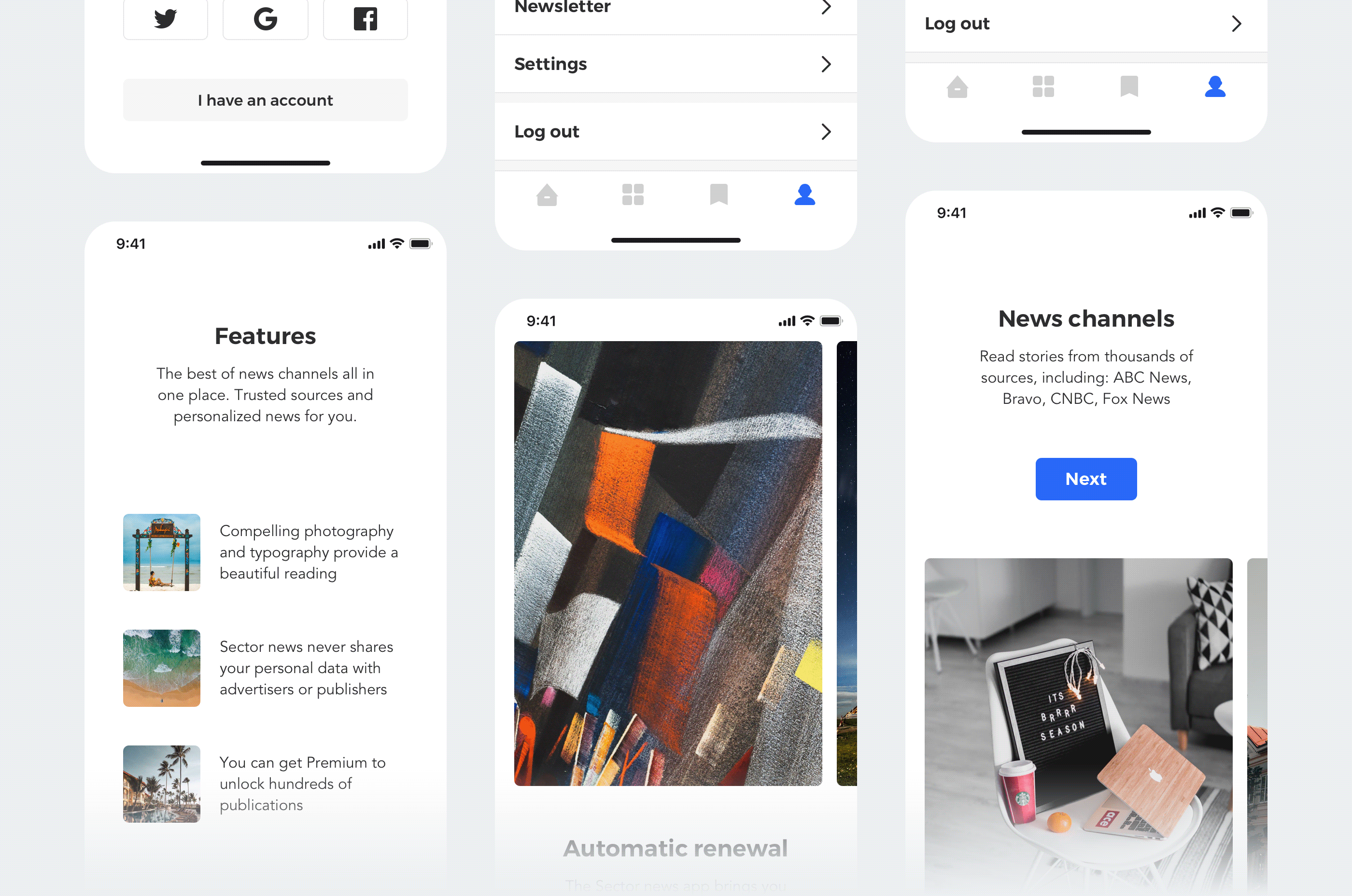 Sector News — Изображение №12 — Интерфейсы на Dprofile