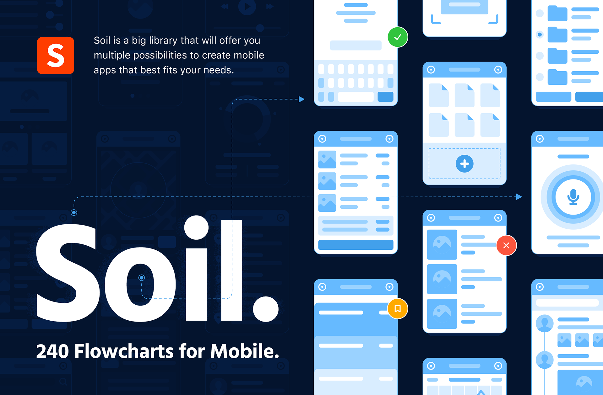 Soil Mobile Flowcharts — Изображение №1 — Интерфейсы на Dprofile