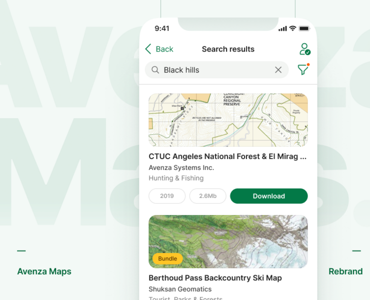 Avenza Maps: Rebrand and App Redesign — Интерфейсы, Брендинг на Dprofile