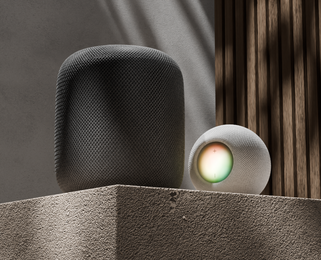 Рендер продукта: Apple HomePod — Иллюстрация, 3D на Dprofile