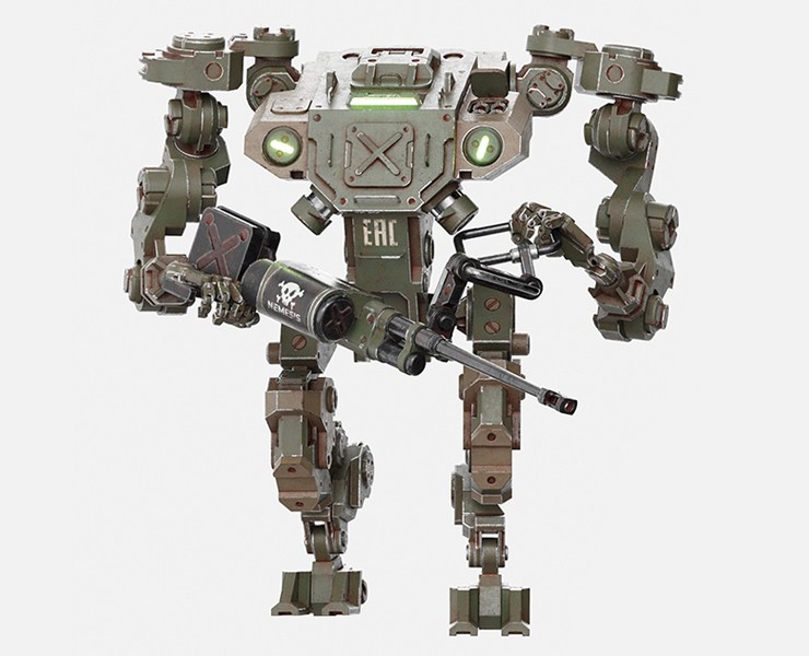 Mobile Battlesuit — 3D на Dprofile