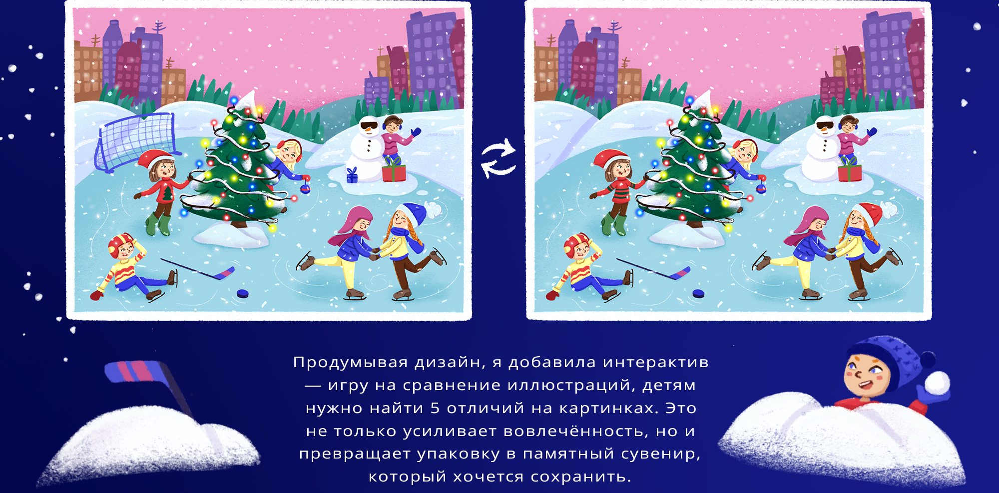Иллюстрации и леттеринг для новогодней упаковки конфет — Изображение №7 — Иллюстрация, Графика на Dprofile