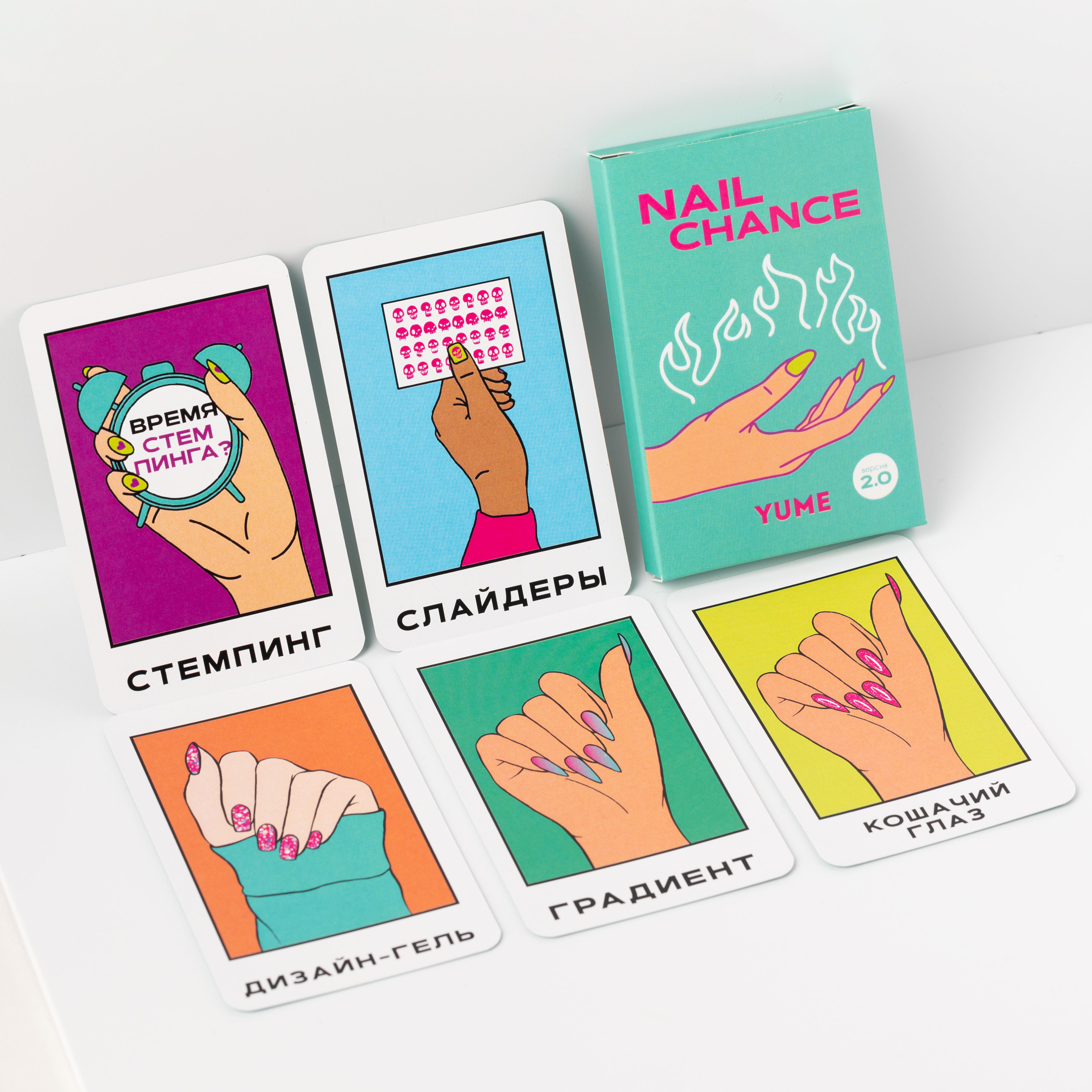 Игра для мастера маникюра YUME COLOR — Изображение №11 — Брендинг, Графика на Dprofile