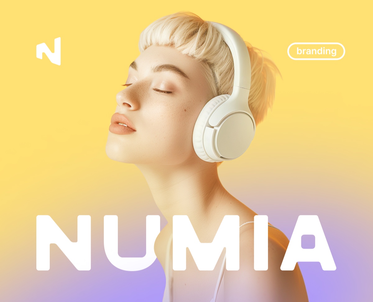 NUMIA | Айдентика бренда электроники — Брендинг, Графика на Dprofile