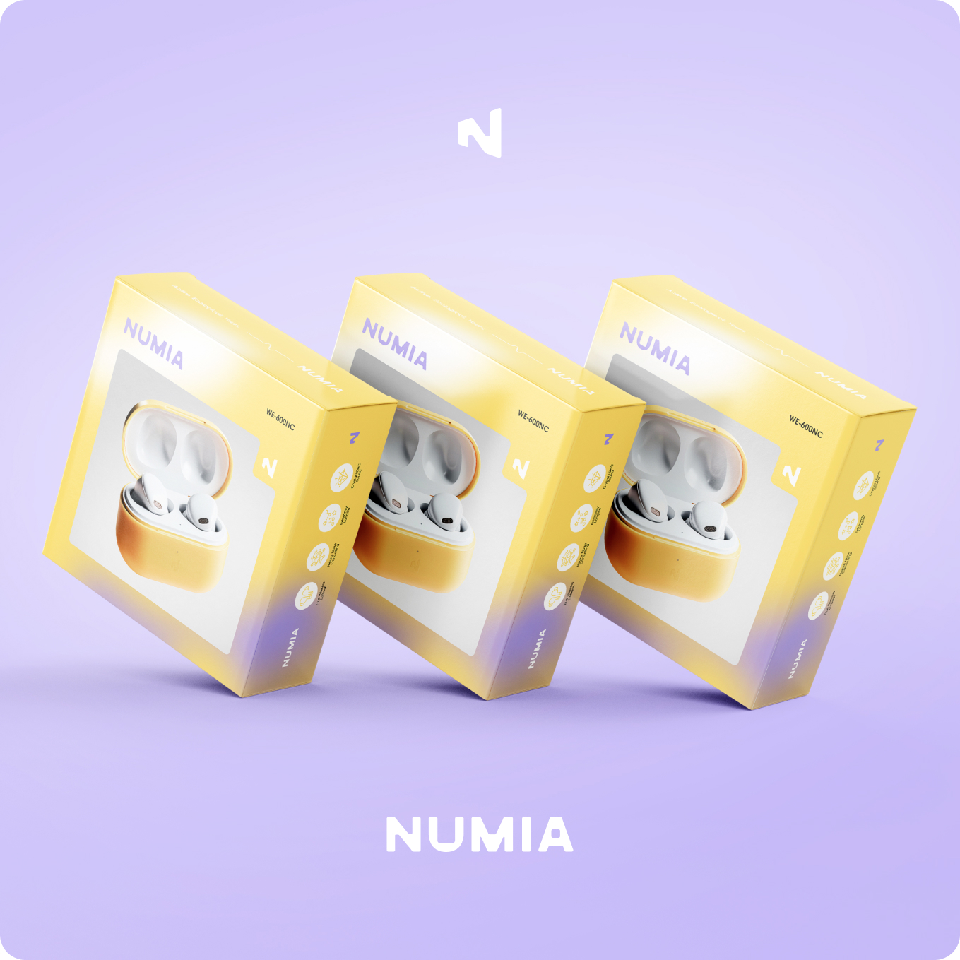 NUMIA | Айдентика бренда электроники — Изображение №13 — Брендинг, Графика на Dprofile