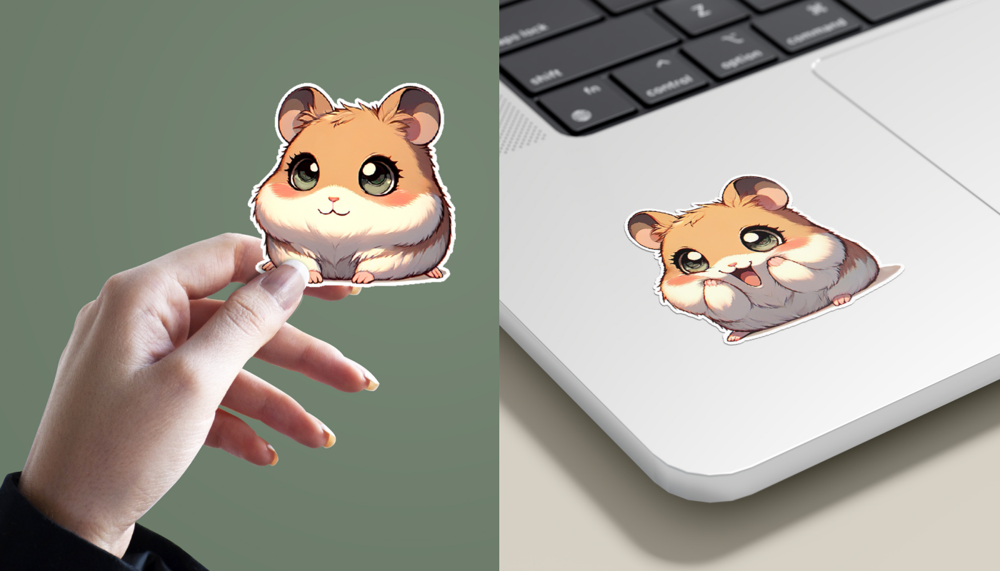 Стикер Пак Хомячок Юна — Изображение №6 — Иллюстрация, Графика на Dprofile