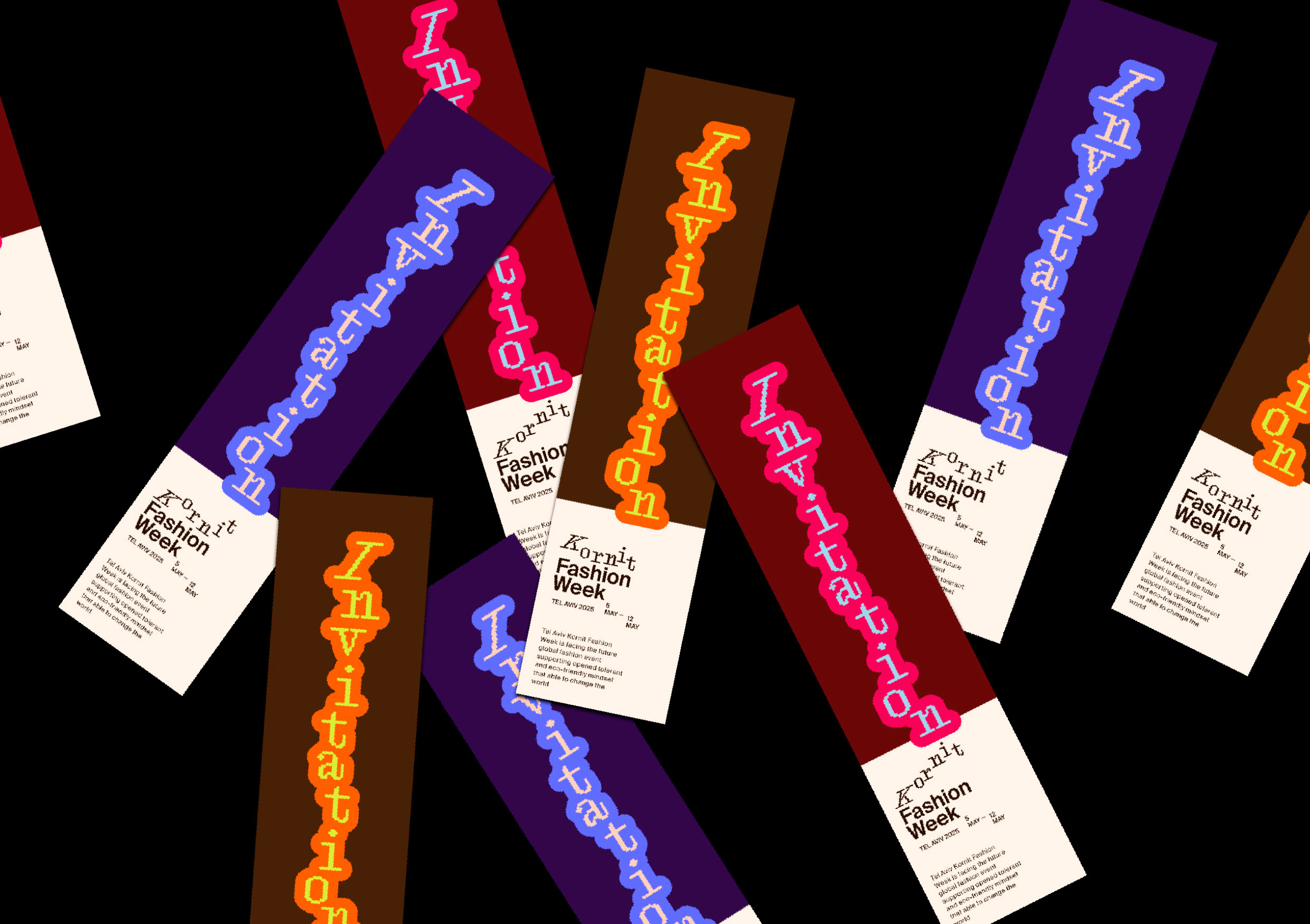 Kornit Fashion Week visual identity — Изображение №1 — Брендинг на Dprofile