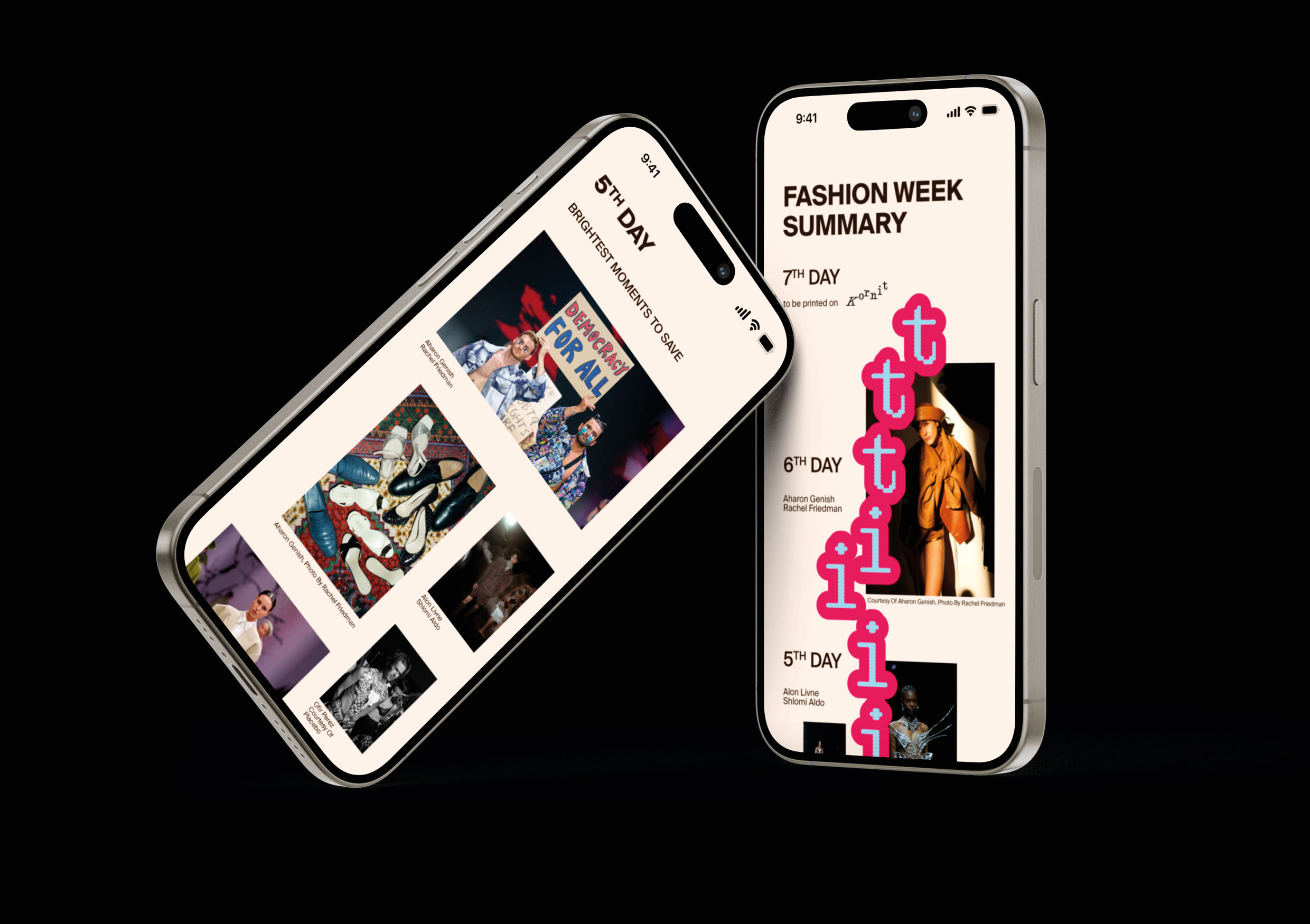 Kornit Fashion Week visual identity — Изображение №17 — Брендинг на Dprofile