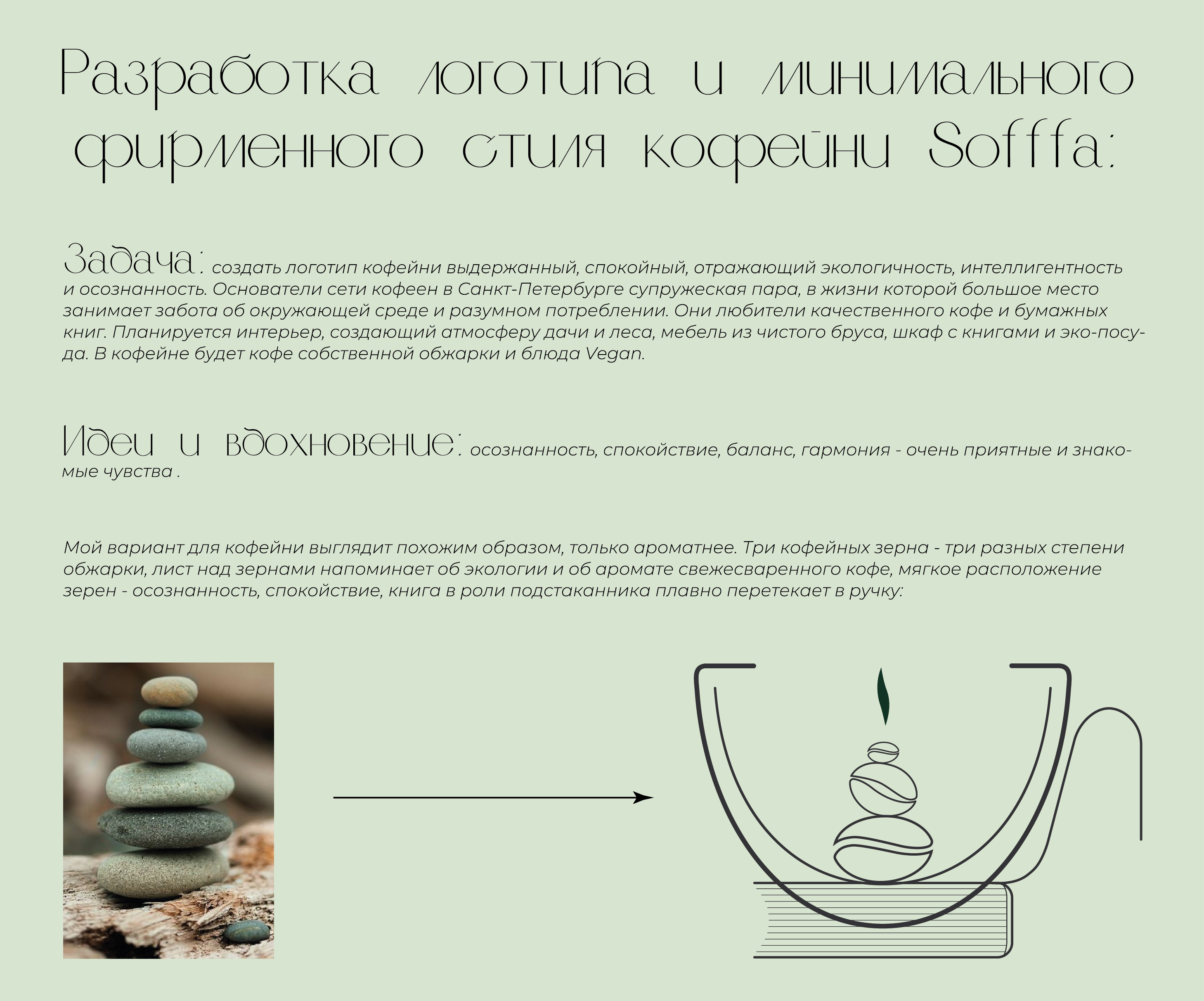 Логотип и минимальный фирменный стиль кофейни Sofffa — Изображение №1 — Брендинг, Графика на Dprofile