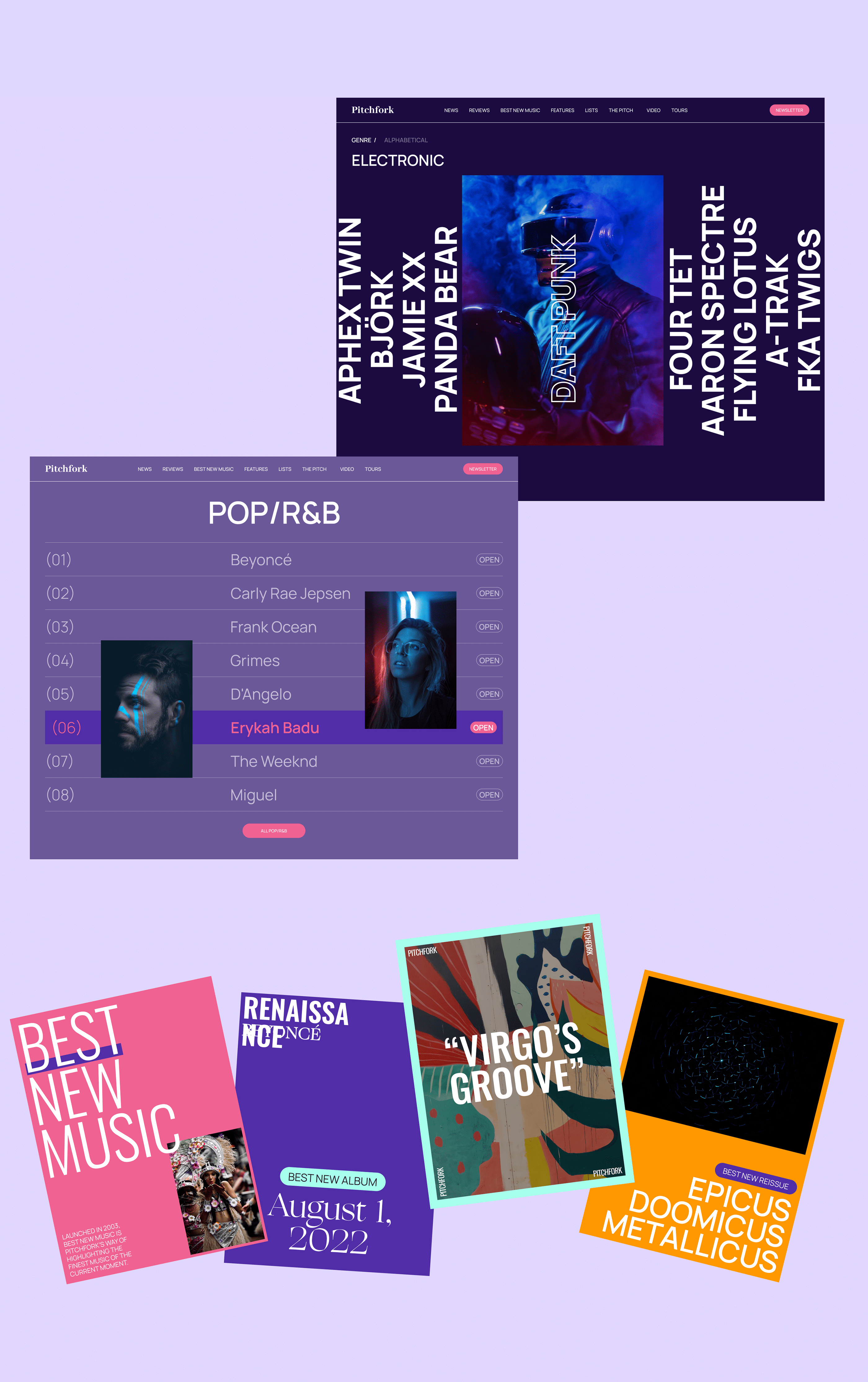 Redesign. Pitchfork — Изображение №5 — Интерфейсы на Dprofile