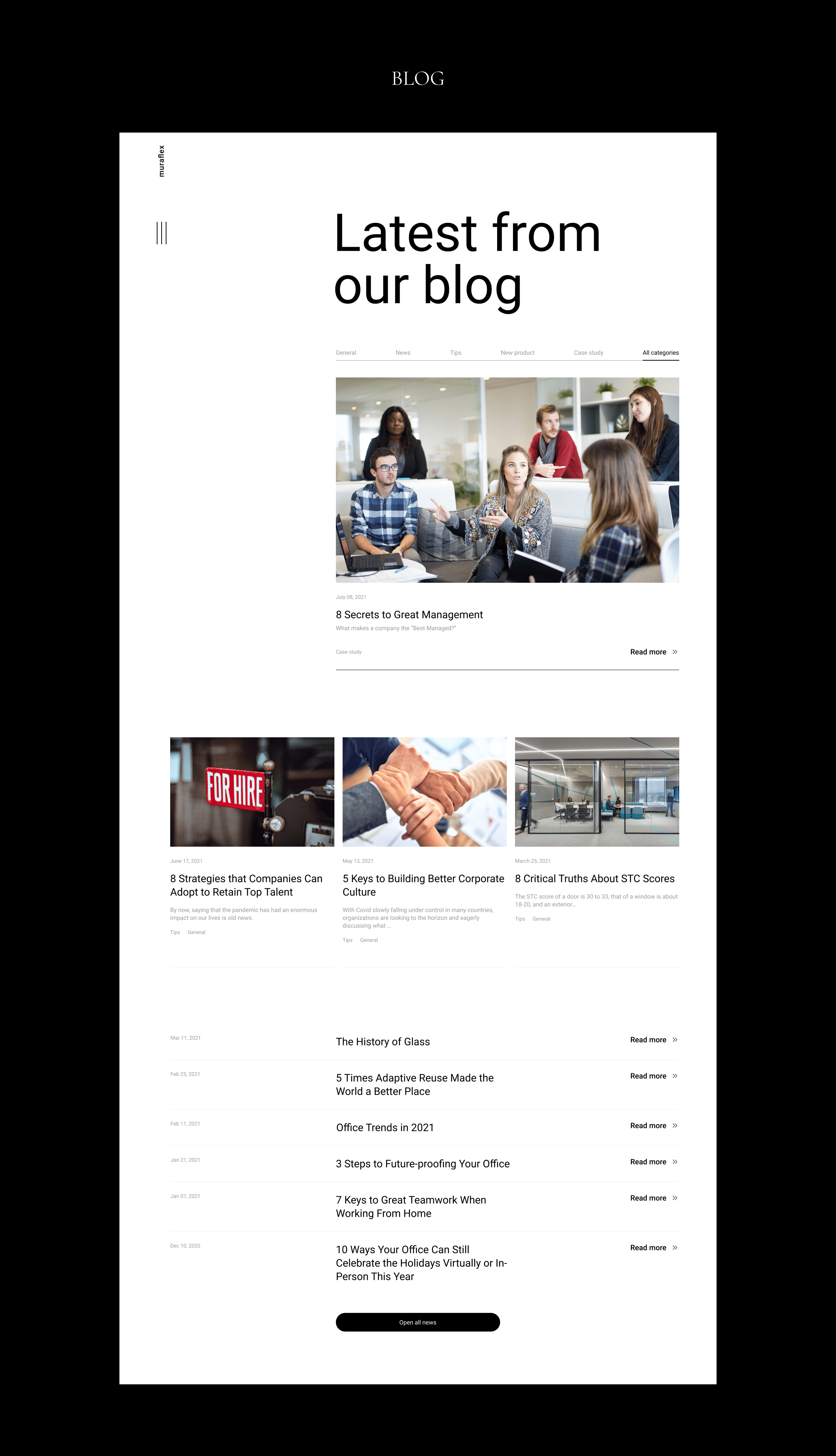 Redesign. Muraflex — Изображение №5 — Интерфейсы на Dprofile