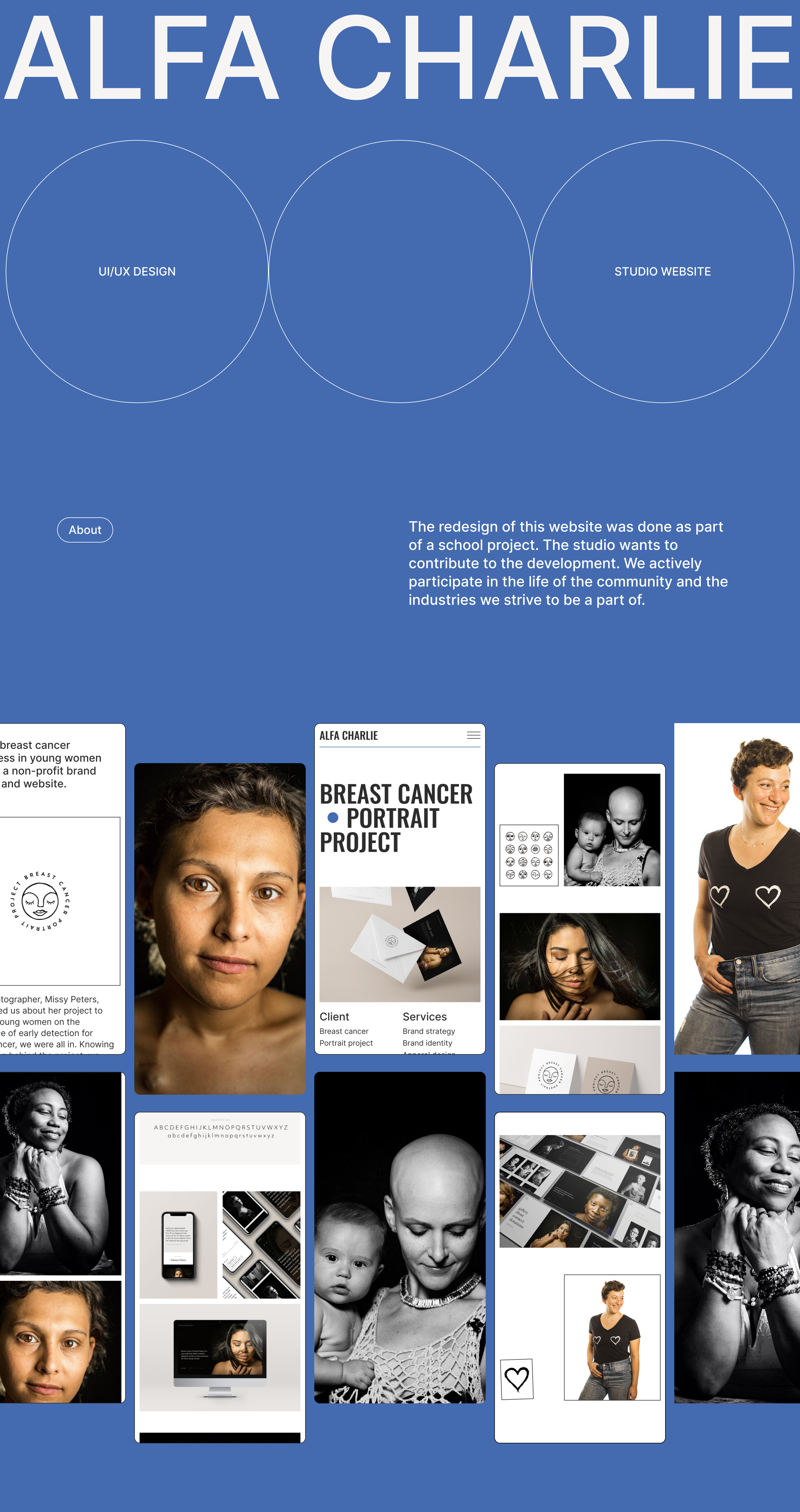 Redesign. Alfa Charlie — Изображение №1 — Интерфейсы на Dprofile