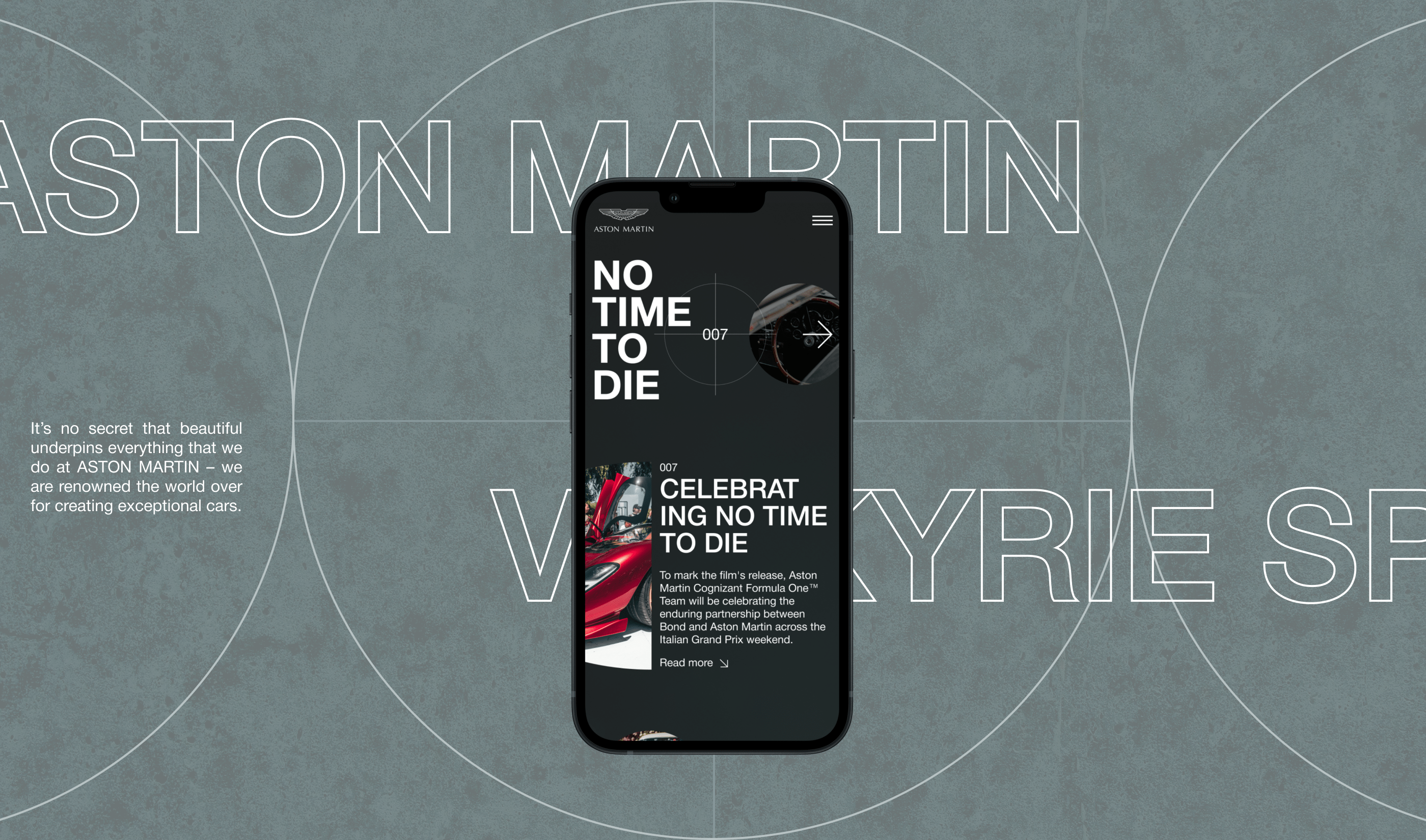 Aston Martin. Redesign — Изображение №1 — Интерфейсы на Dprofile
