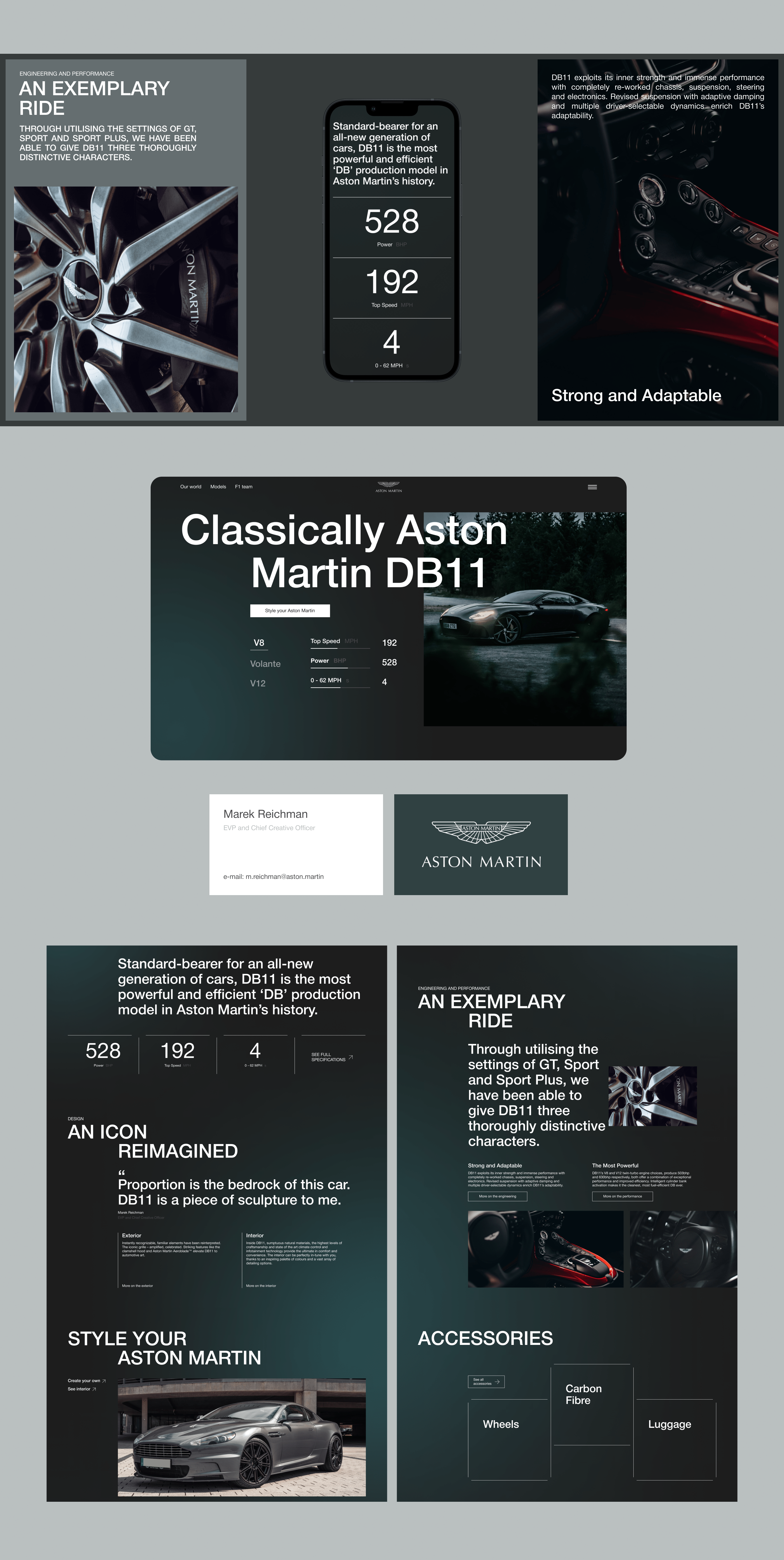 Aston Martin. Redesign — Изображение №4 — Интерфейсы на Dprofile