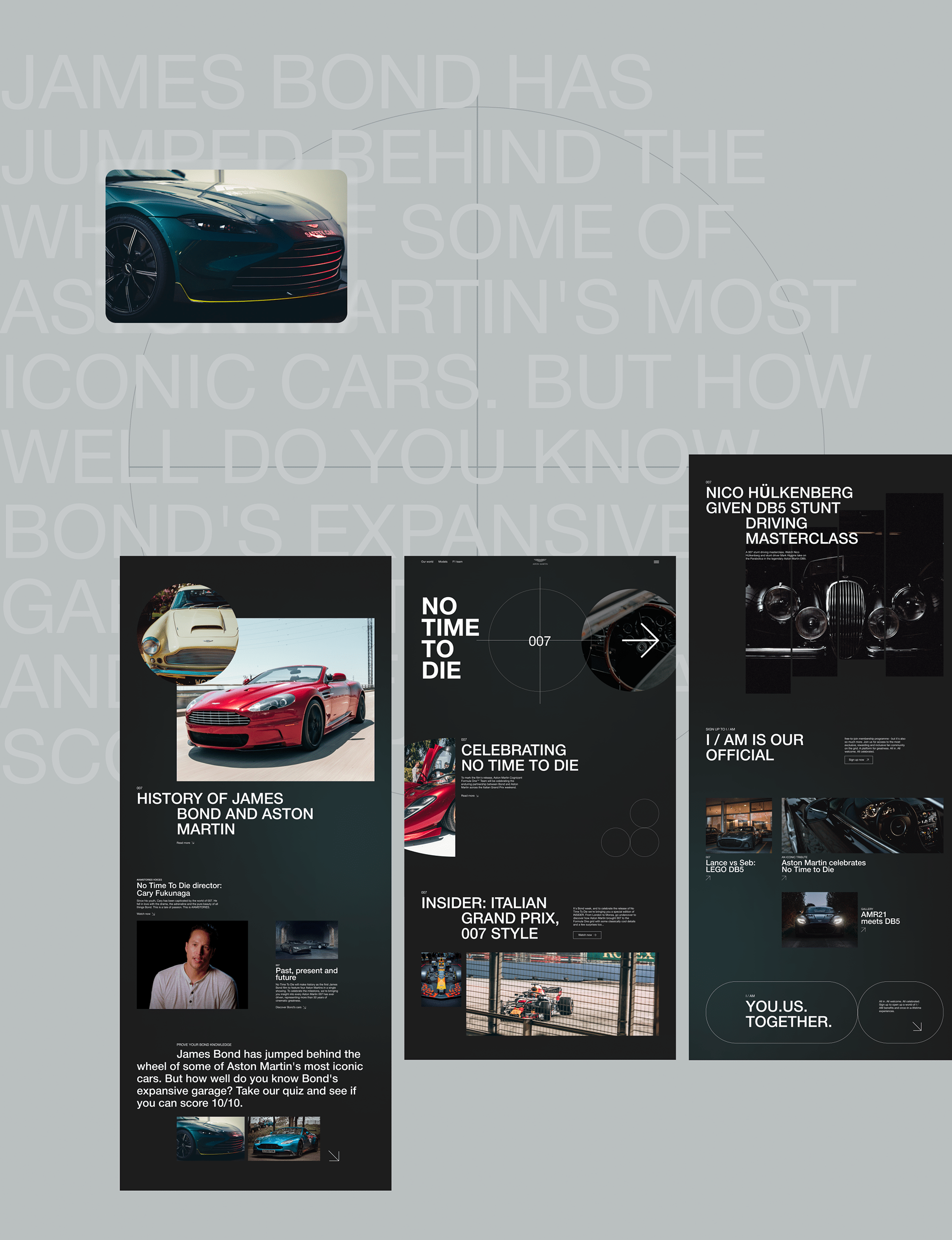 Aston Martin. Redesign — Изображение №5 — Интерфейсы на Dprofile