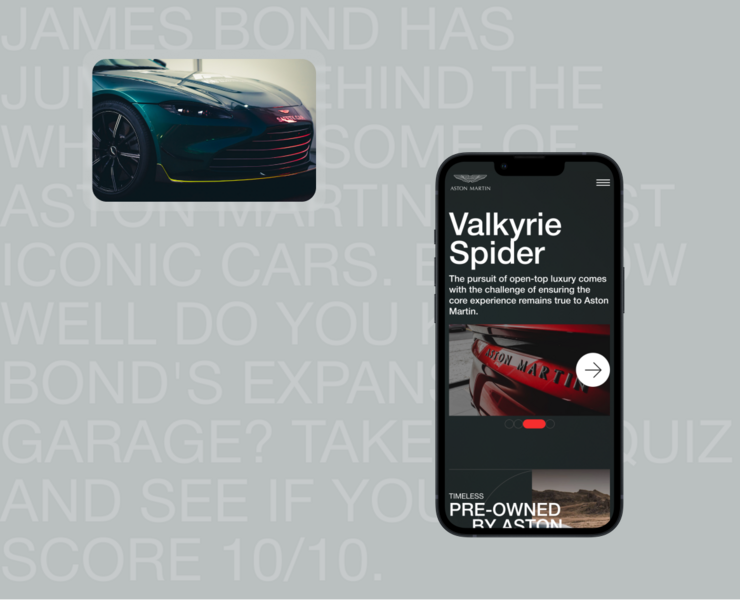 Aston Martin. Redesign — Интерфейсы на Dprofile