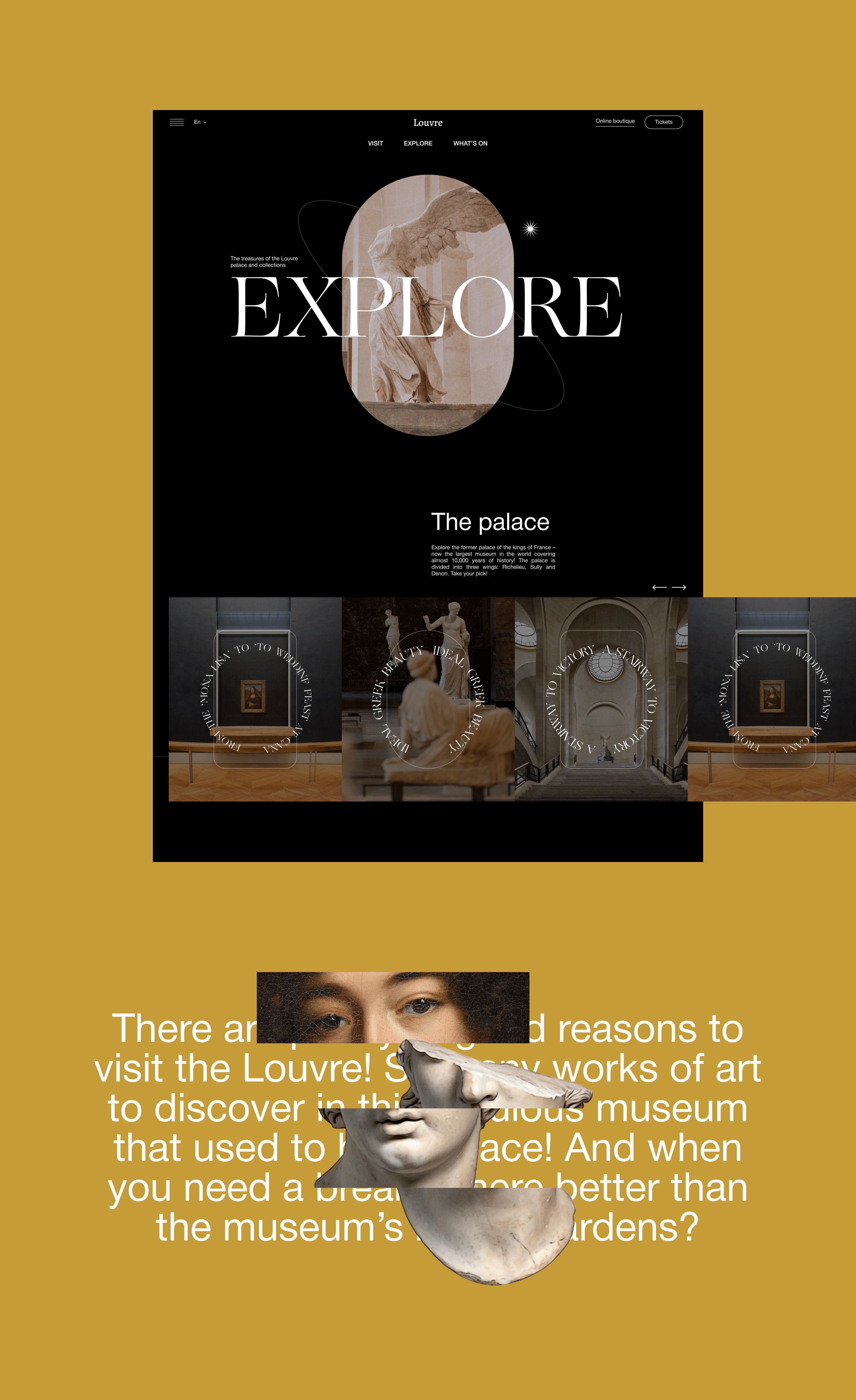 Louvre. Redesign — Изображение №7 — Интерфейсы на Dprofile