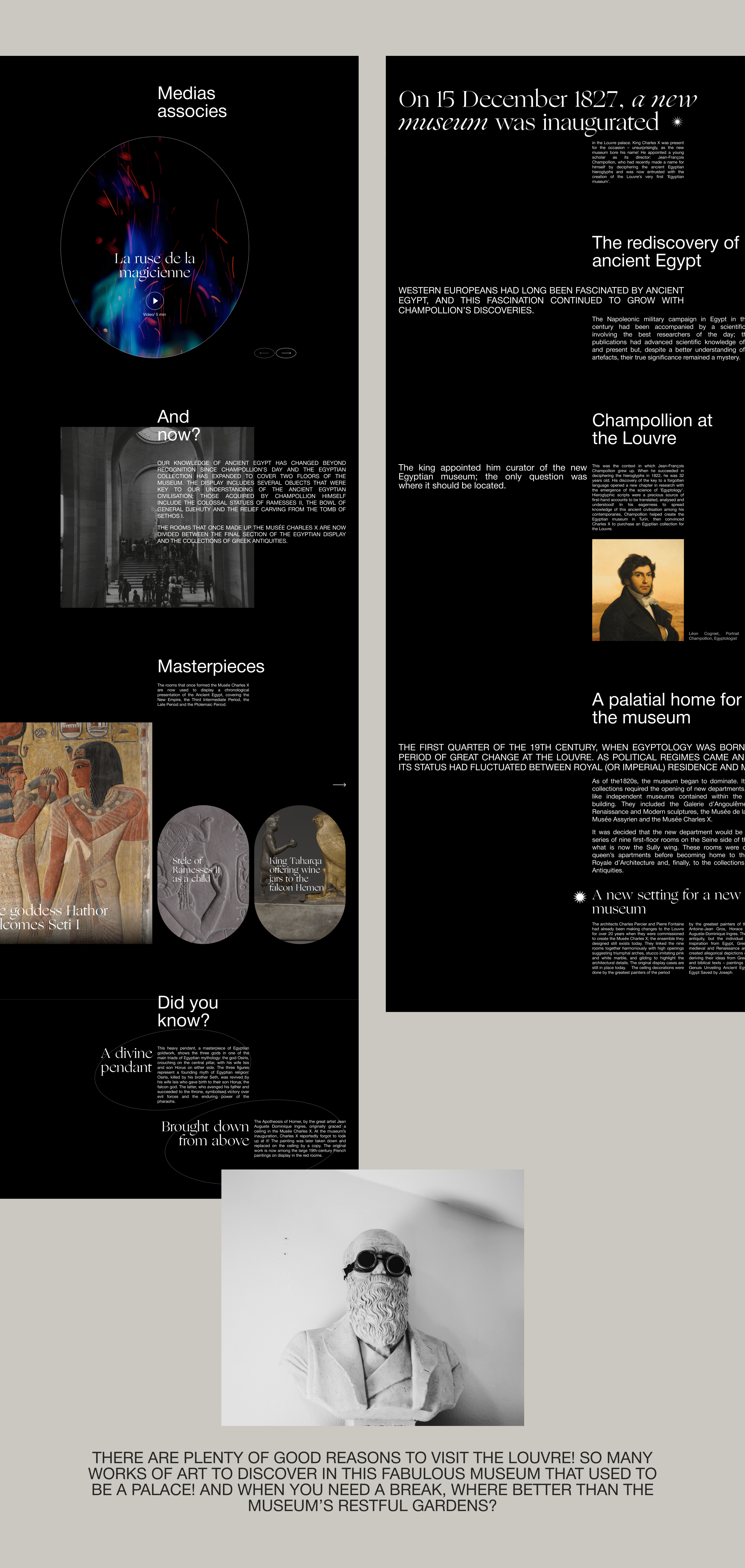Louvre. Redesign — Изображение №6 — Интерфейсы на Dprofile