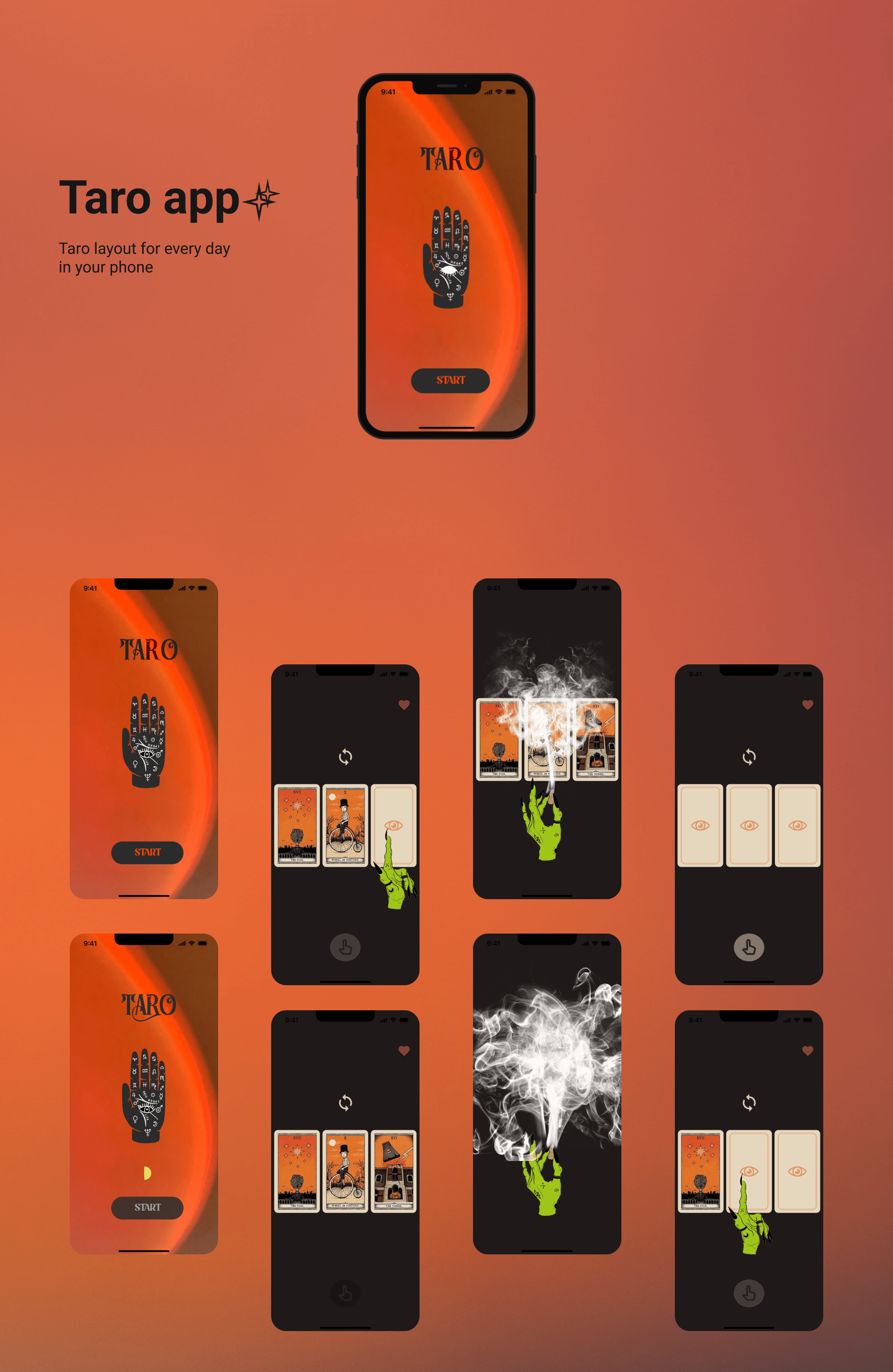Taro app — Изображение №1 — Интерфейсы на Dprofile