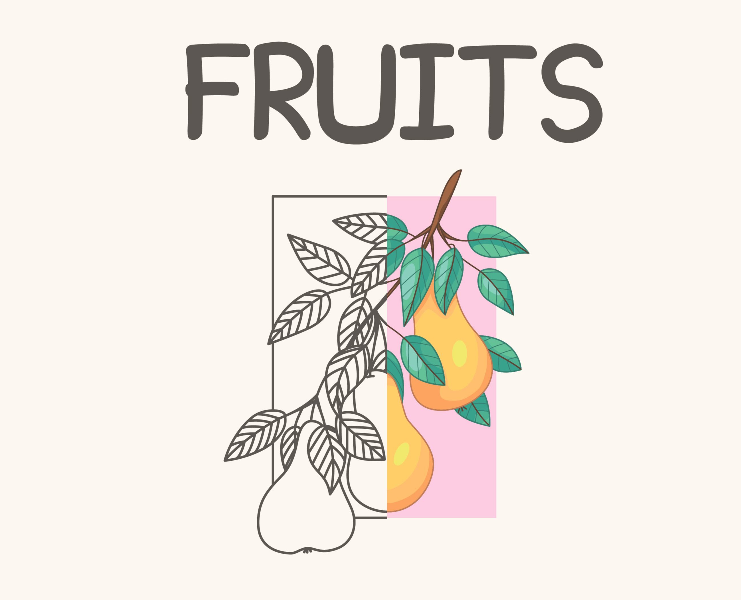 Fruits — Брендинг, Иллюстрация на Dprofile