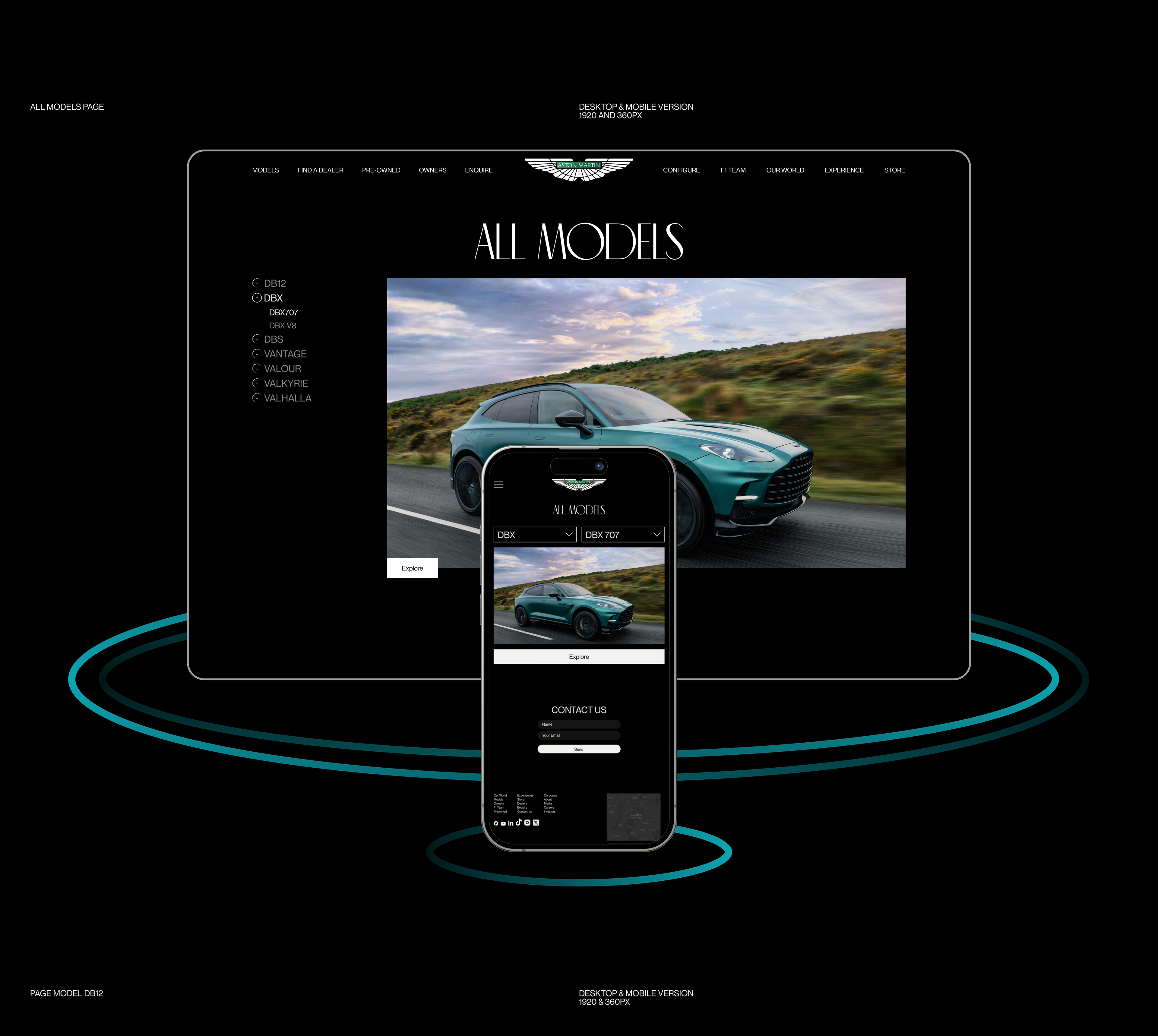 Aston Martin, corporate website — Изображение №3 — Интерфейсы на Dprofile