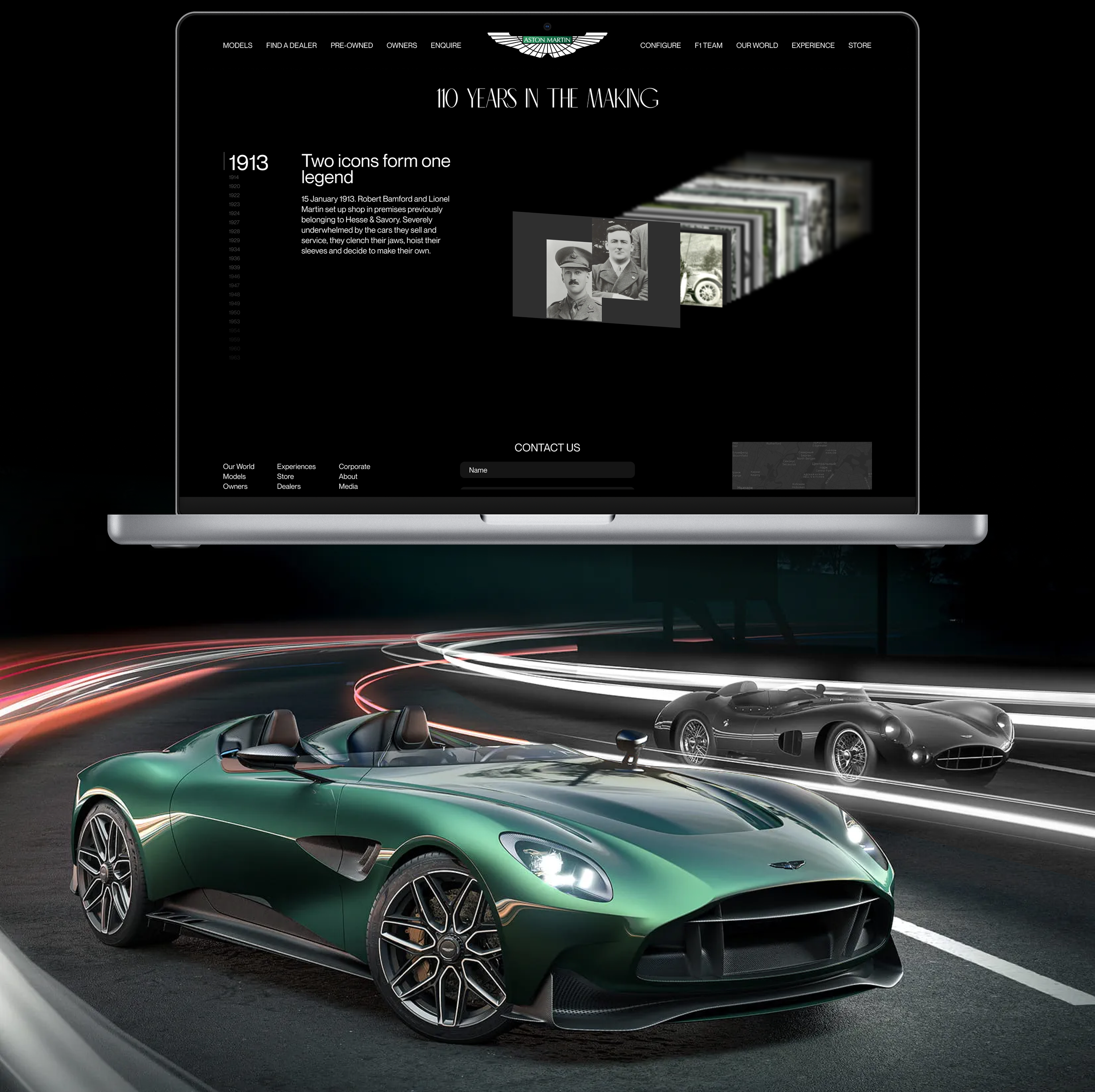 Aston Martin, corporate website — Изображение №5 — Интерфейсы на Dprofile