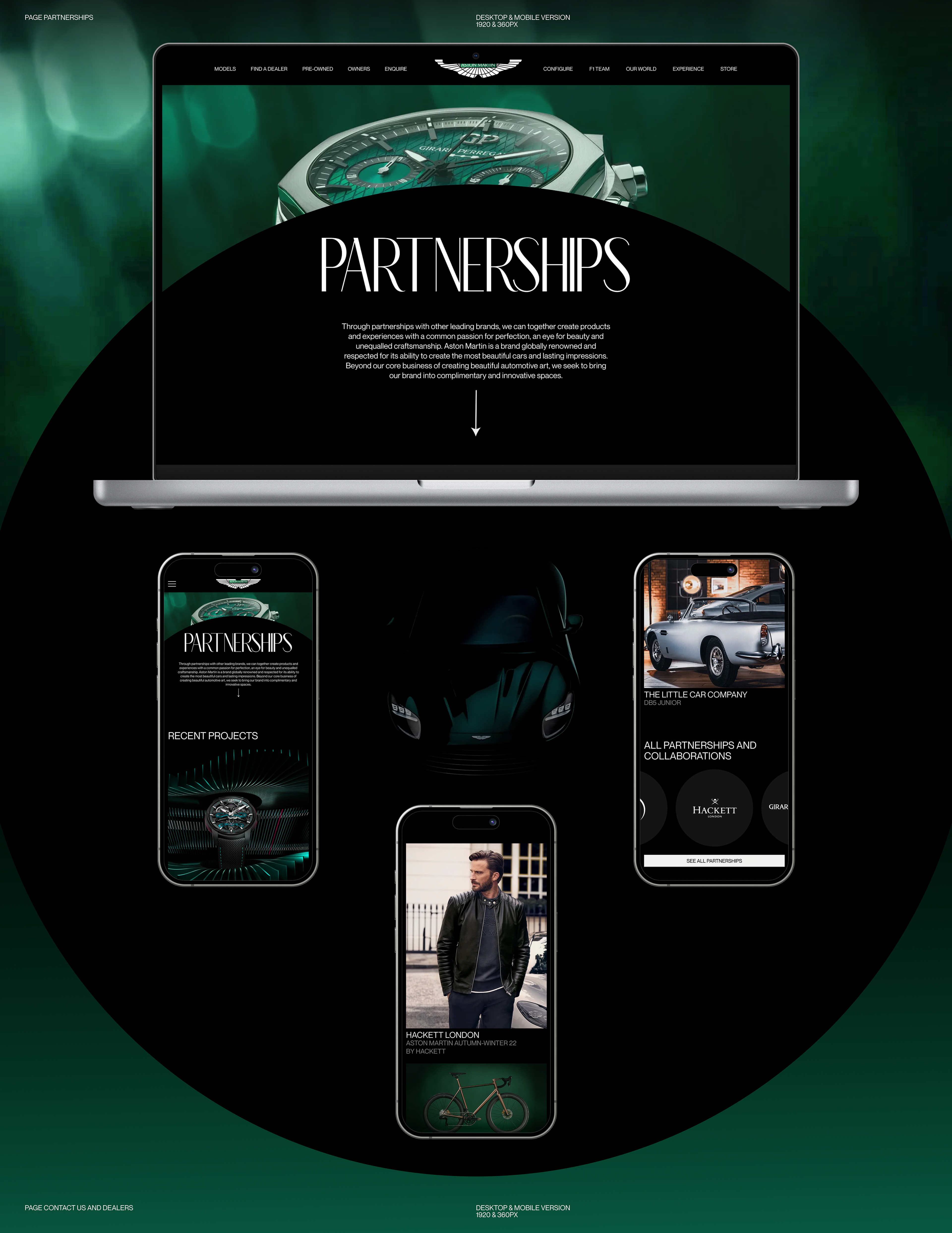Aston Martin, corporate website — Изображение №6 — Интерфейсы на Dprofile