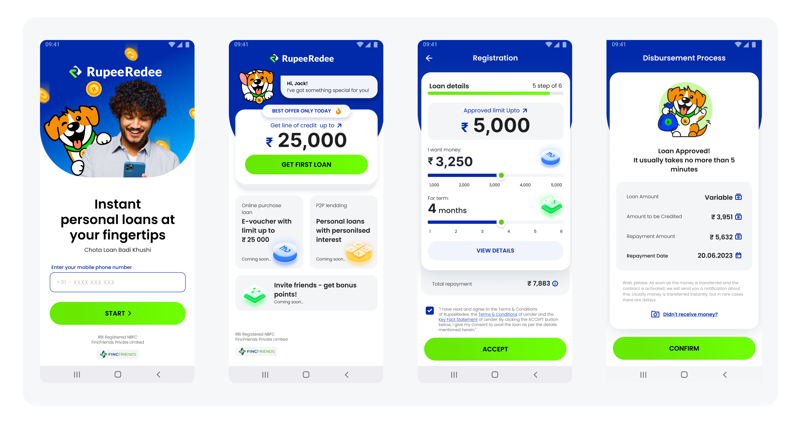 Разработка дизайна финансовой платформы RupeeRedee — Изображение №10 — Интерфейсы, Брендинг на Dprofile