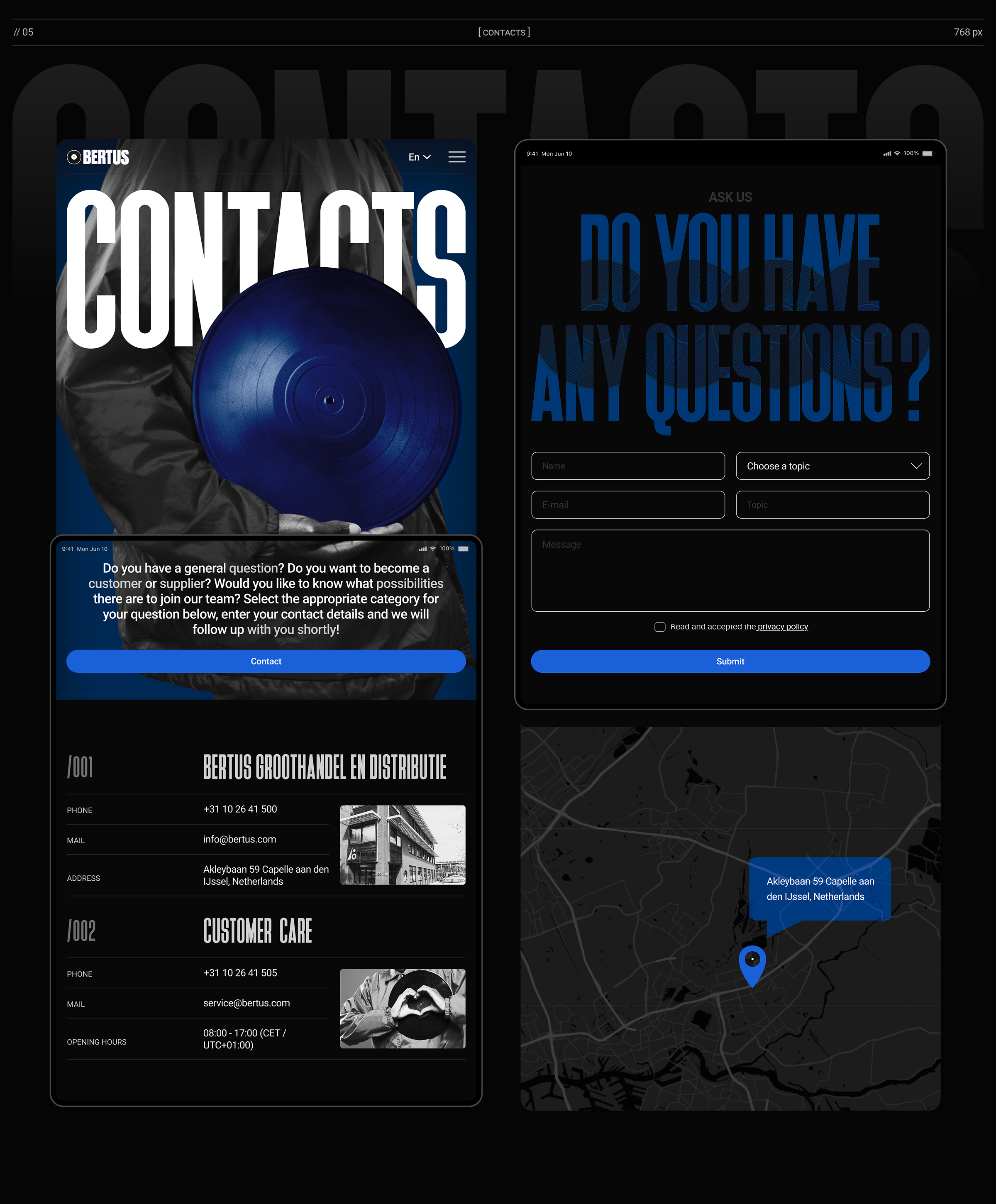 Bertus Wholesale & Distribution BV — Изображение №12 — Интерфейсы, Графика на Dprofile