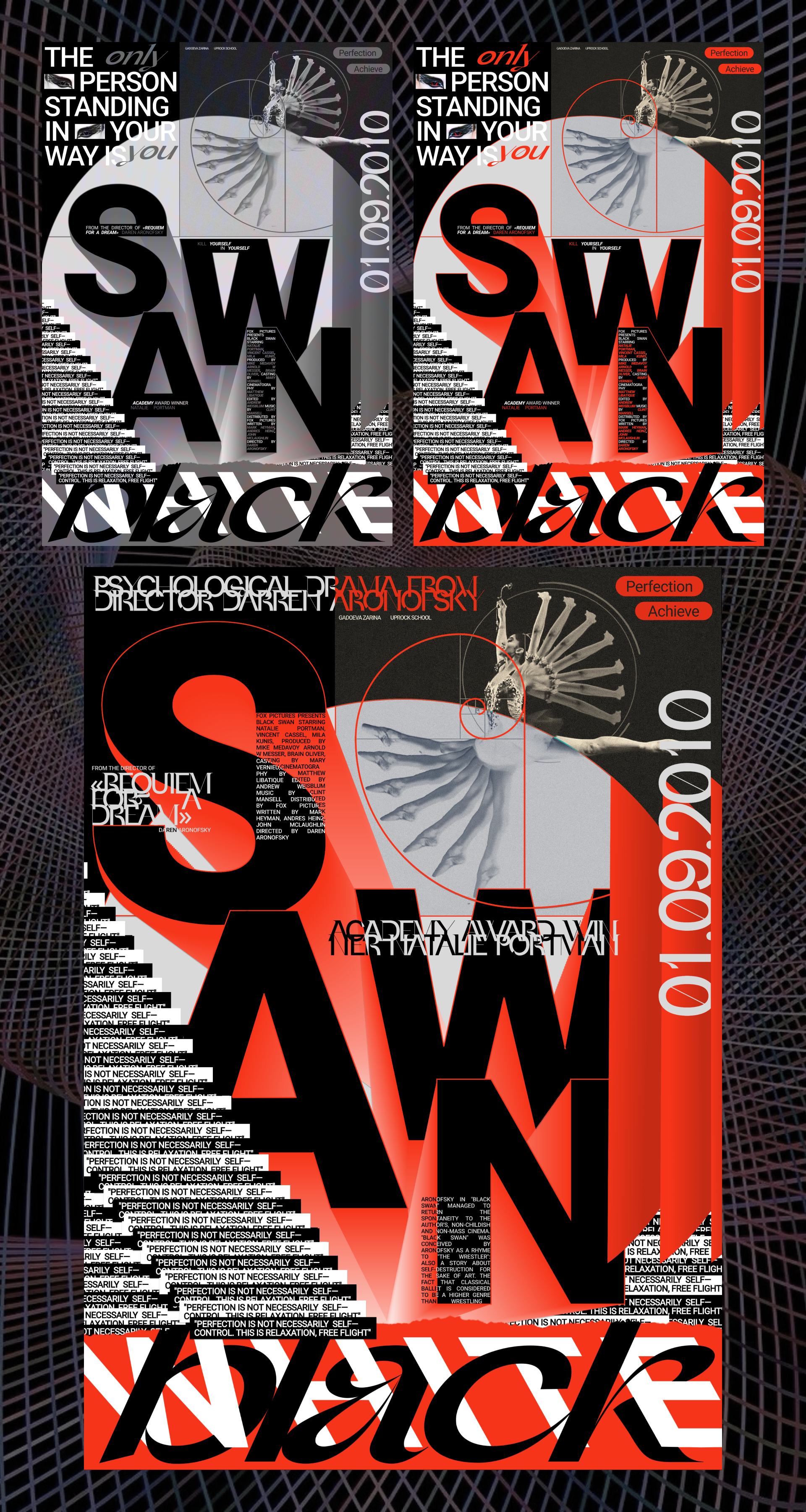 Black Swan | Posters — Изображение №5 — Интерфейсы, Иллюстрация на Dprofile