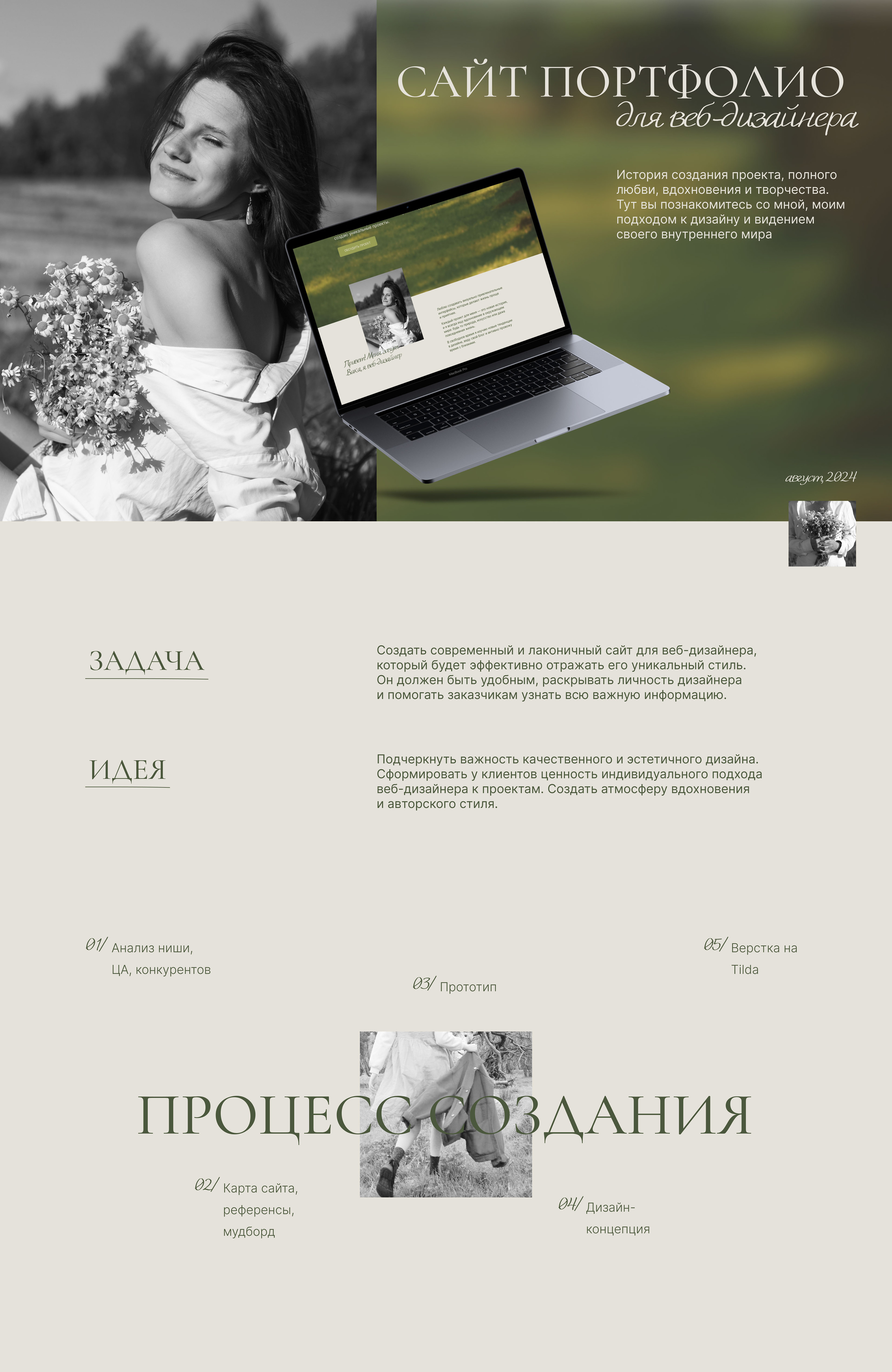 Сайт-портфолио для веб-дизайнера — Изображение №1 — Интерфейсы на Dprofile
