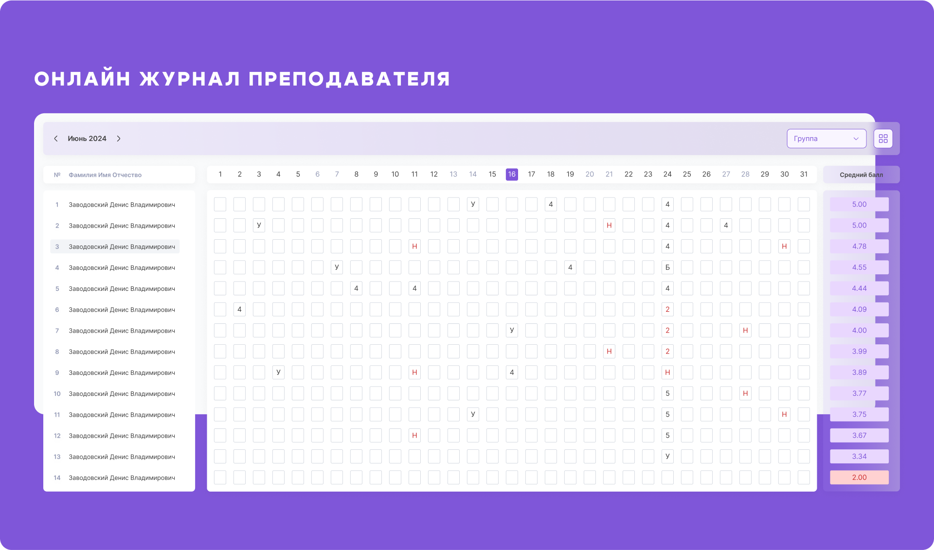 Образовательная платформа (UI/UX) "Онлайн доска" — Изображение №14 — Интерфейсы на Dprofile
