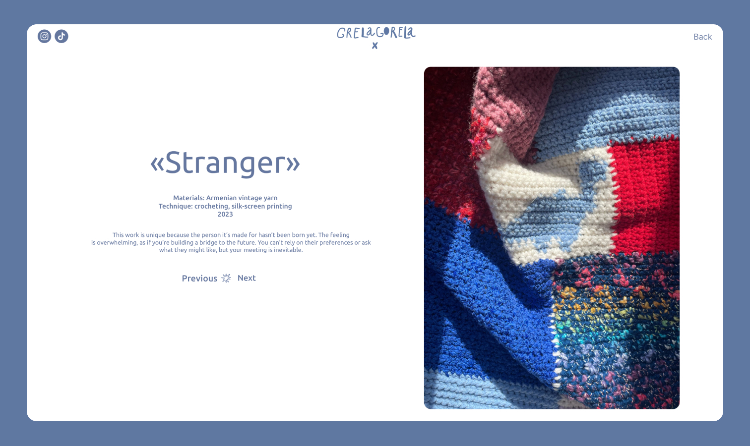 Portfolio website for @grelagorela — Изображение №4 — Интерфейсы, Графика на Dprofile