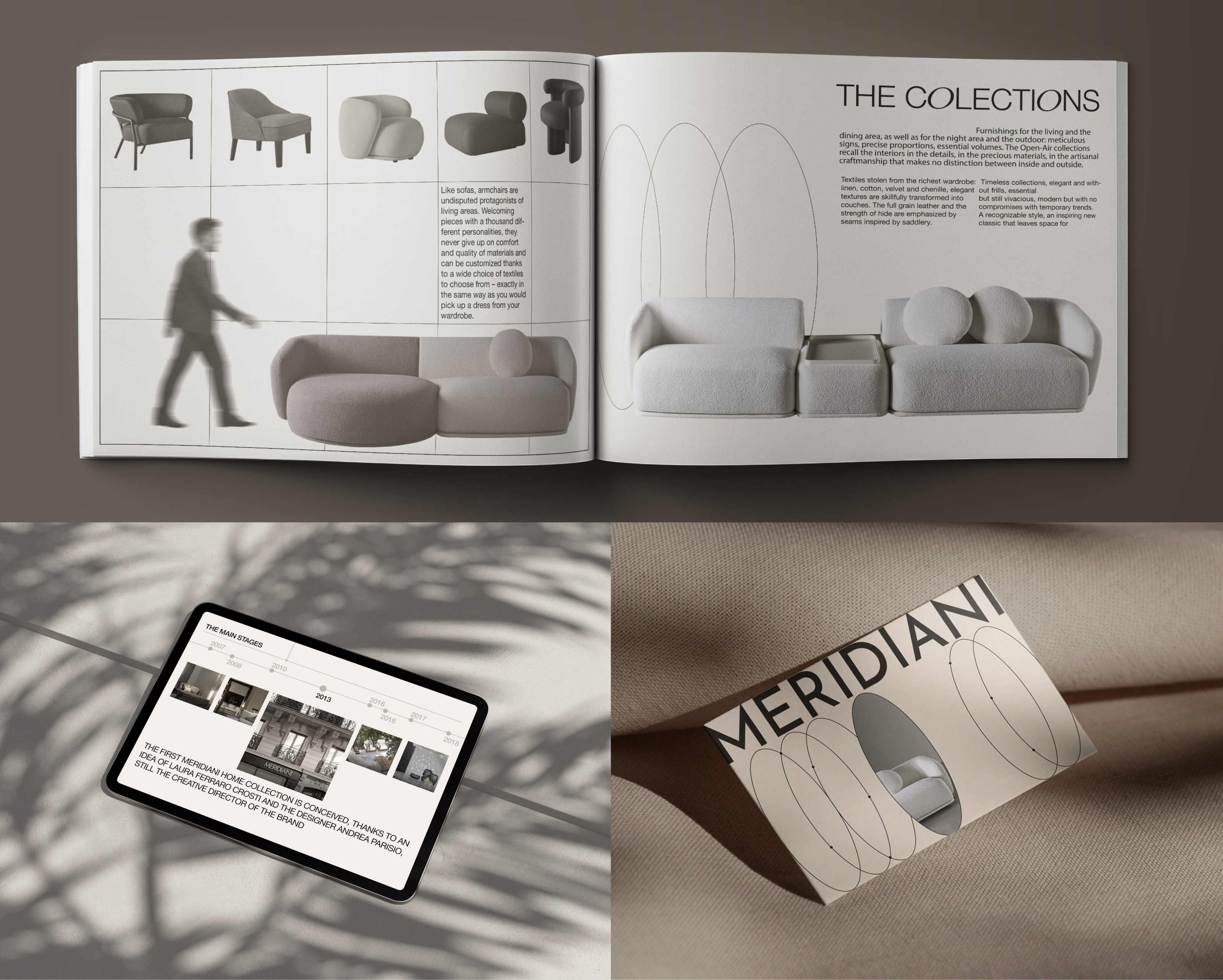 Corporate Website Redesign l MERIDIANI — Изображение №11 — Интерфейсы, Брендинг на Dprofile